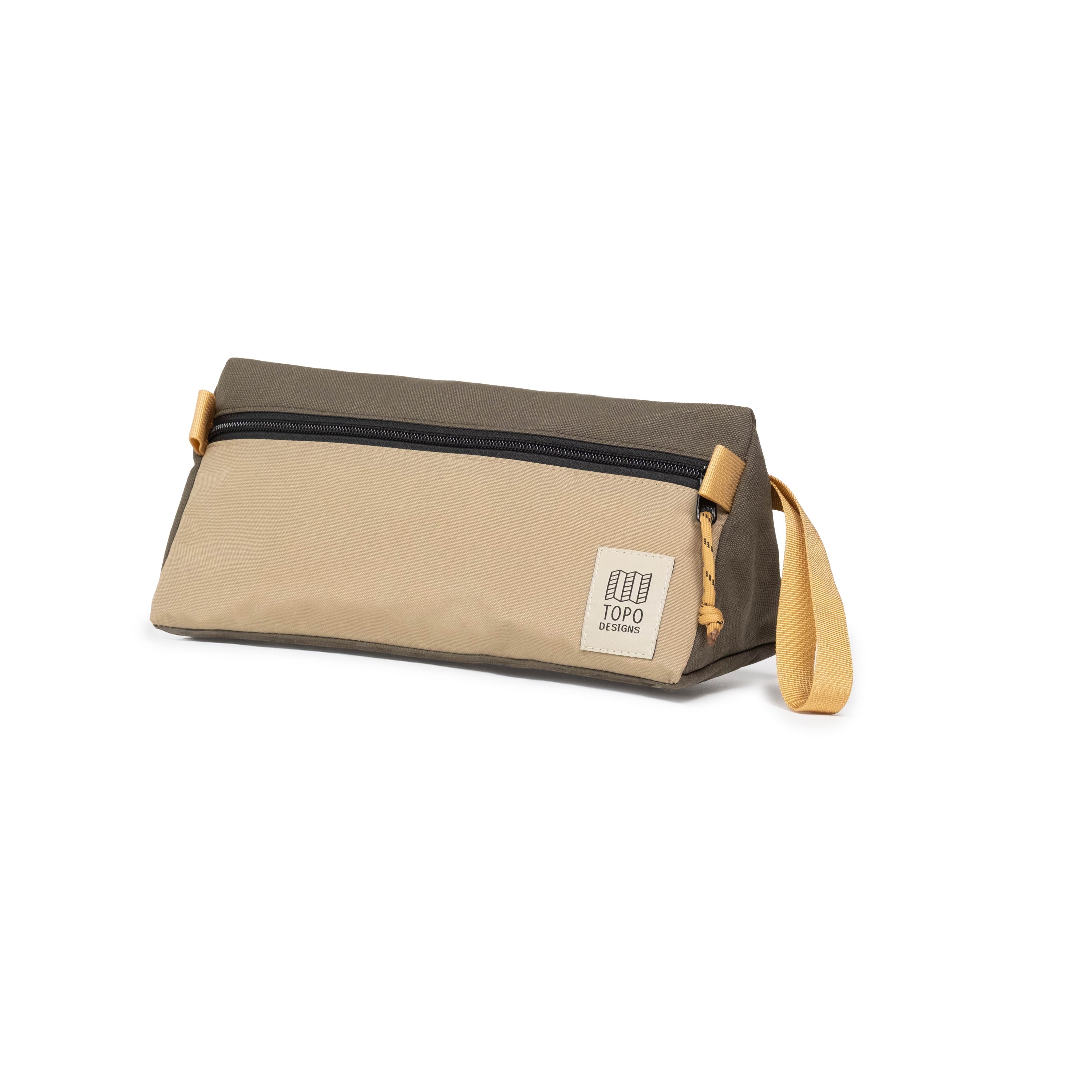 Topo Designs Dopp Kit in Woodland Elmwood — front view # color_Woodland Elmwood