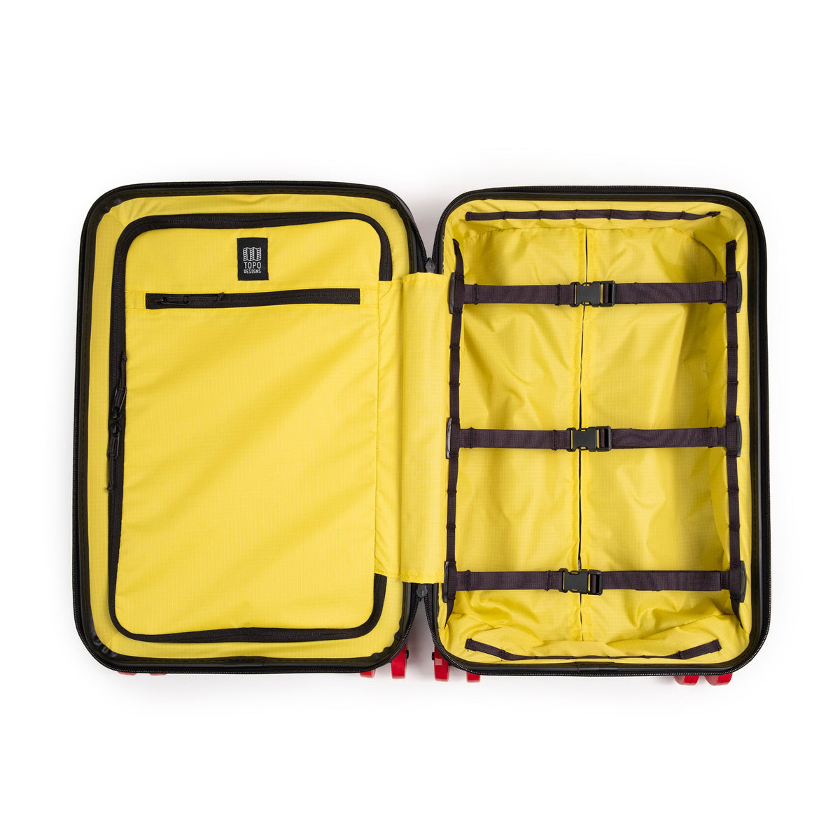 Topo Designs Global Pro Travel Roller Bag — interior view