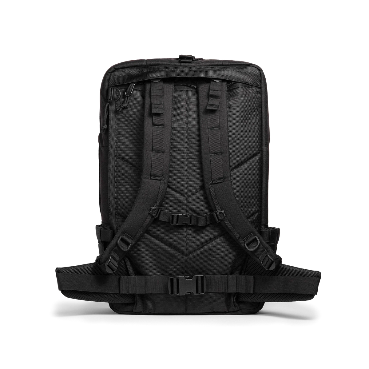 Topo Designs Global Travel Bag 40L in Black Black — back view