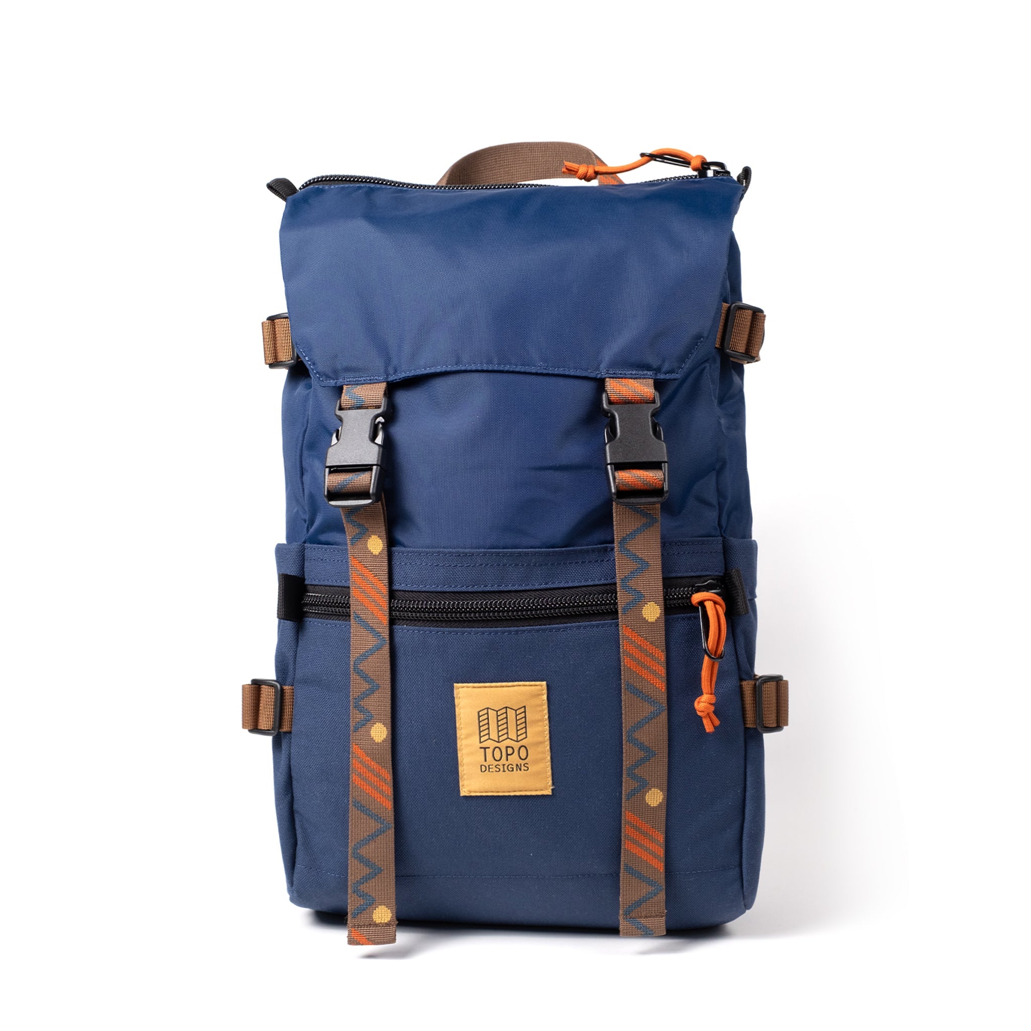 Topo Designs Rover Pack Classic in Midnight — angle view 2 # color_Midnight