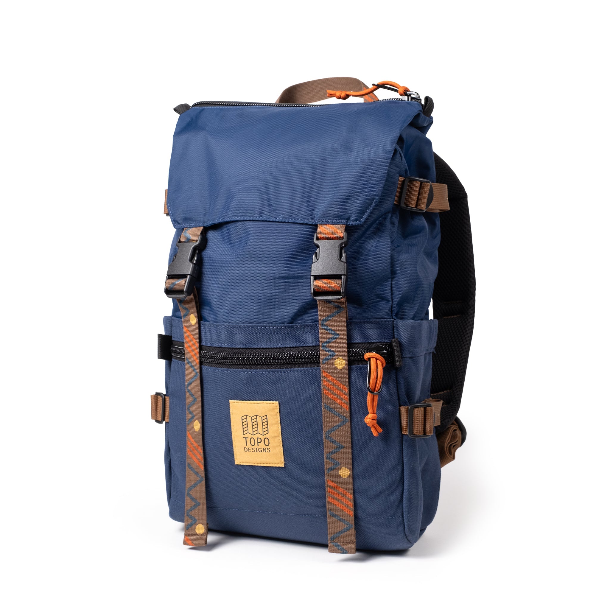 Topo Designs Rover Pack Classic in Midnight — front view # color_Midnight