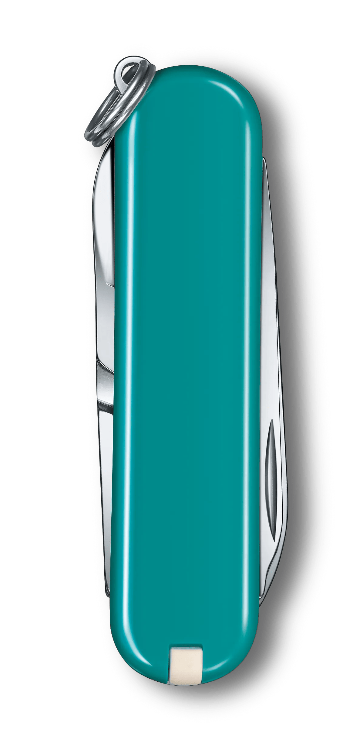 Victorinox Classic SD Swiss Army Knife in Turquoise — back view