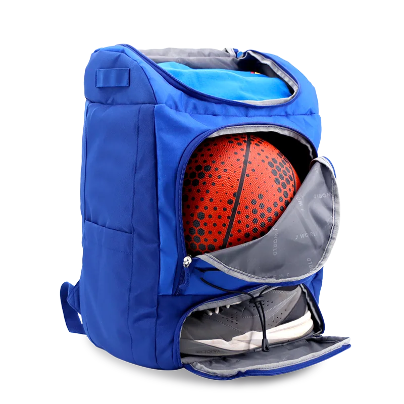 J World Athlete Multi-Sports Backpack in Navy — interior view 3 # color_Navy