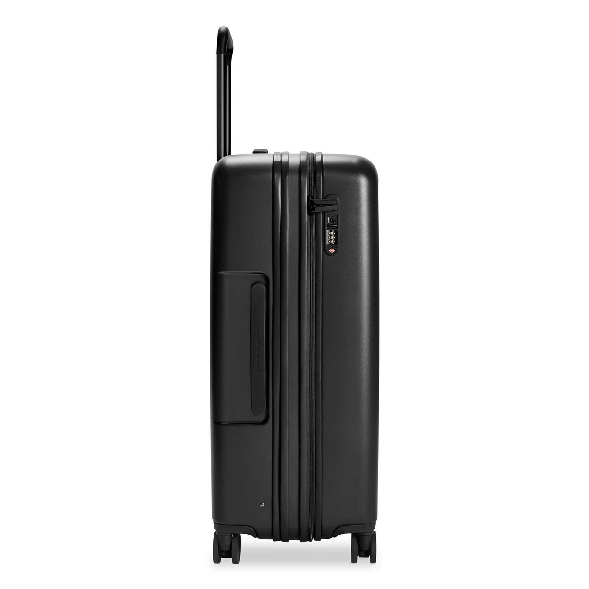 Briggs & Riley Sympatico Medium Expandable Spinner in Black — angle view 3