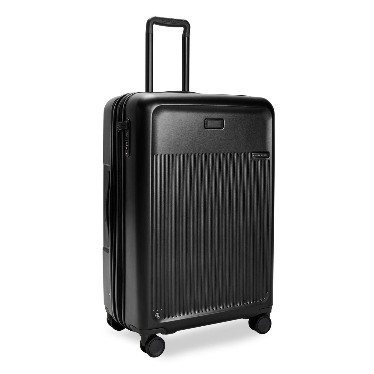 Briggs & Riley Sympatico Large Expandable Spinner in Black — angle view 2