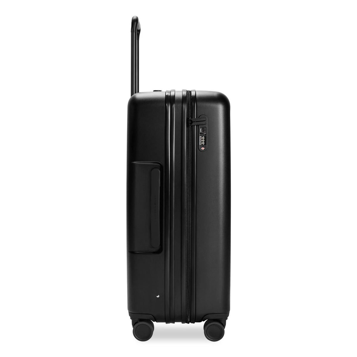 Briggs & Riley Sympatico Large Expandable Spinner in Black — angle view 3