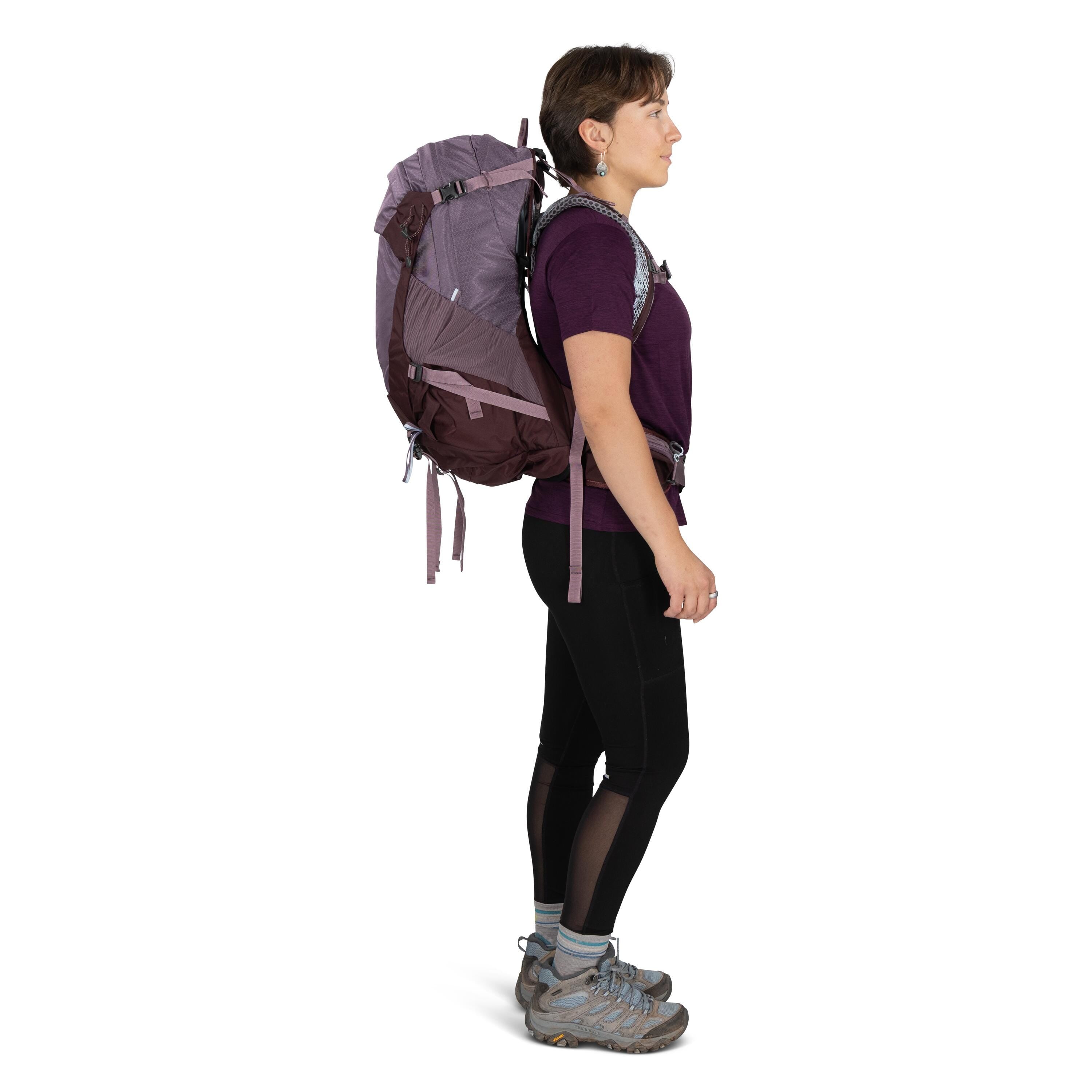 Osprey Sirrus 34 Hiking Backpack 34L in Purple Dusk — lifestyle 2