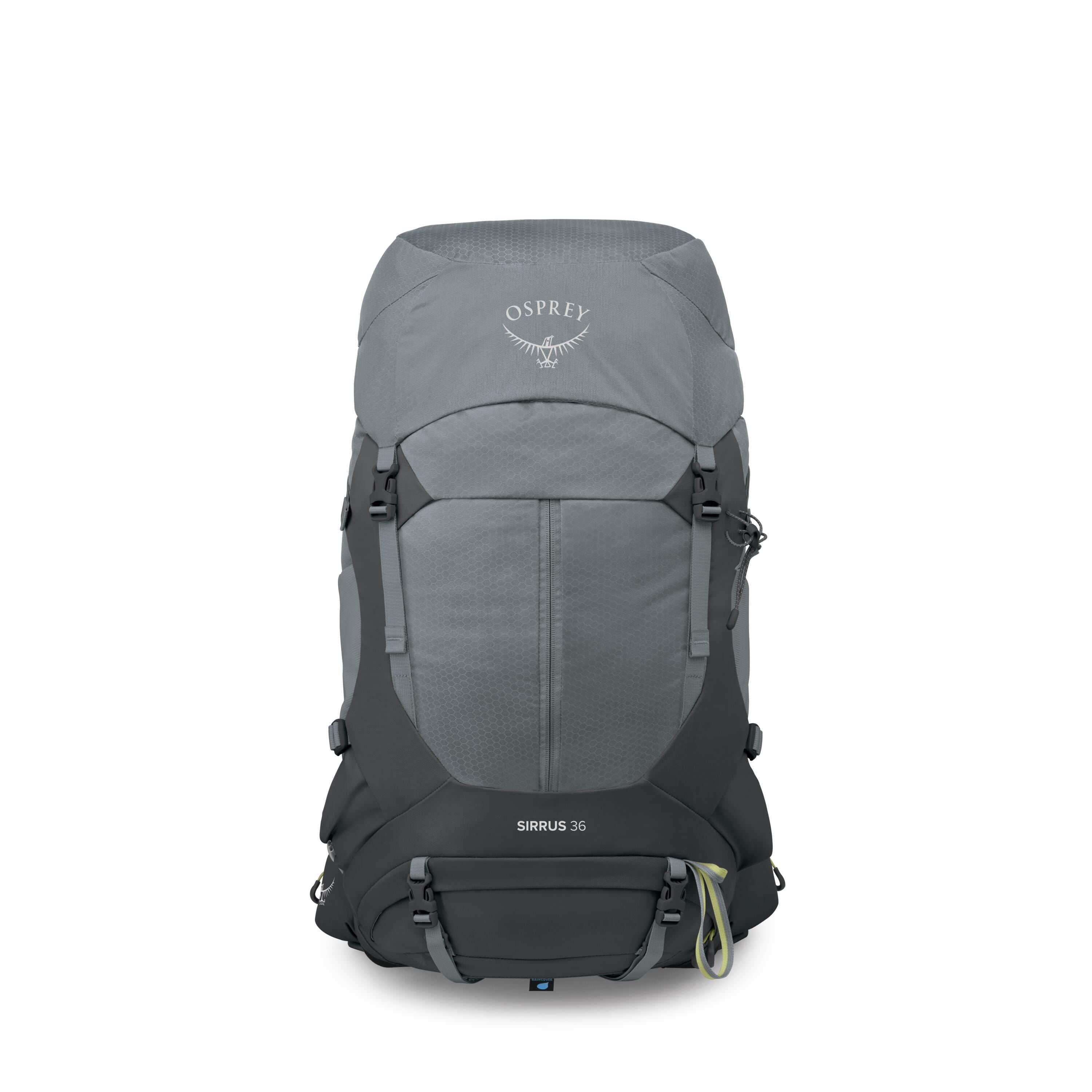 Osprey Sirrus 36 Hiking Backpack 36L in Medium Gray — front view