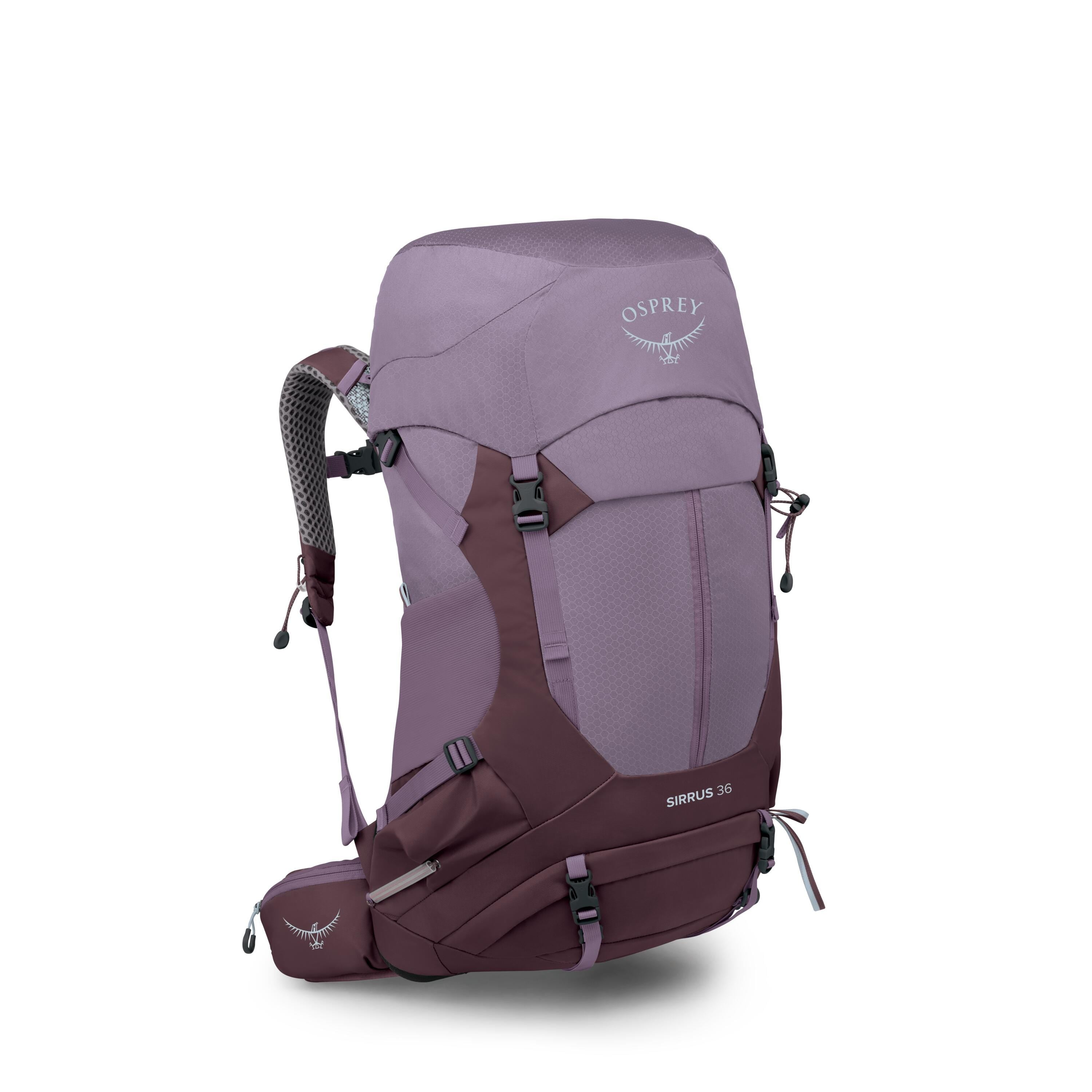 Osprey Sirrus 36 Hiking Backpack 36L in Purple Dusk — angle view 2