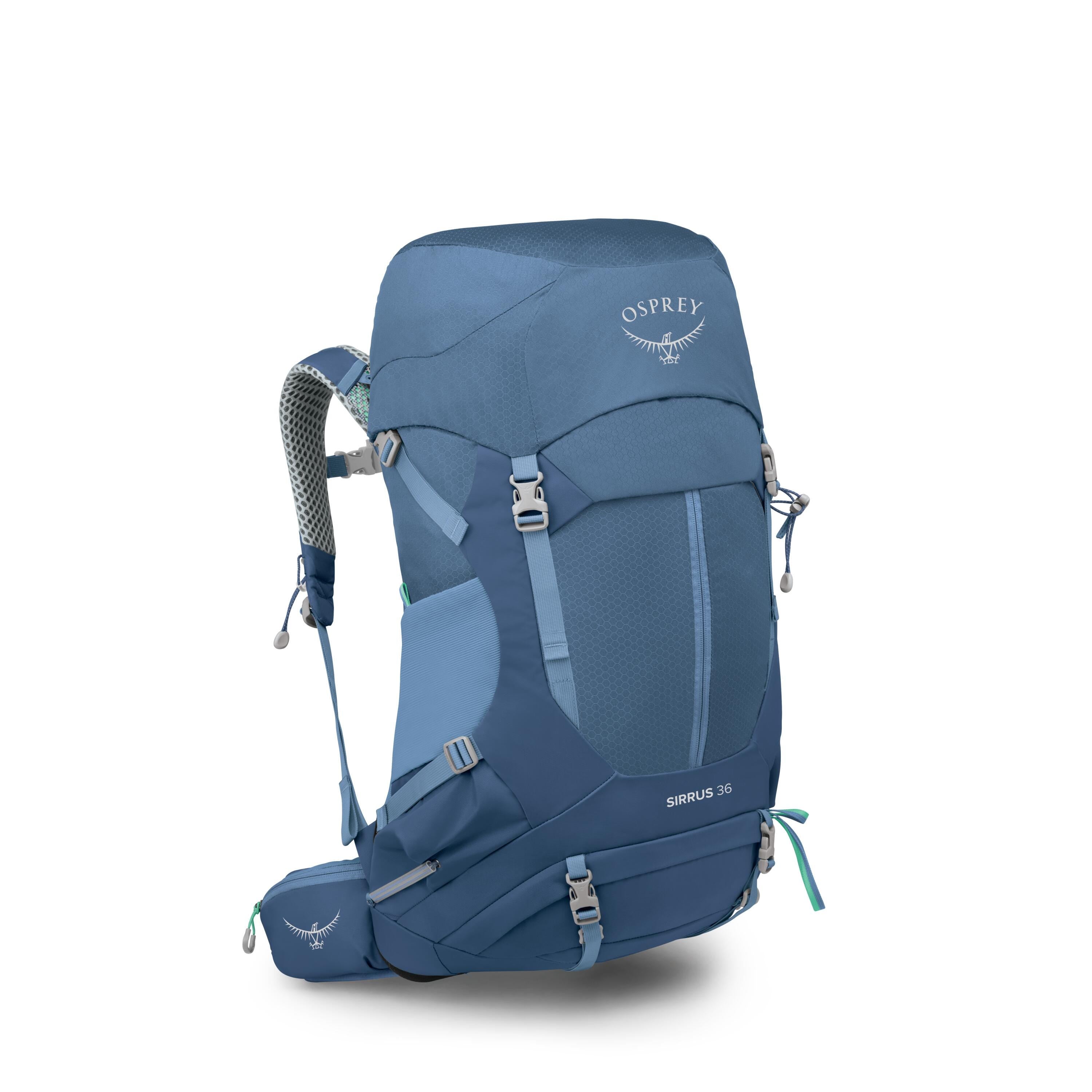 Osprey Sirrus 36 Hiking Backpack 36L in Sevres Blue — angle view 2