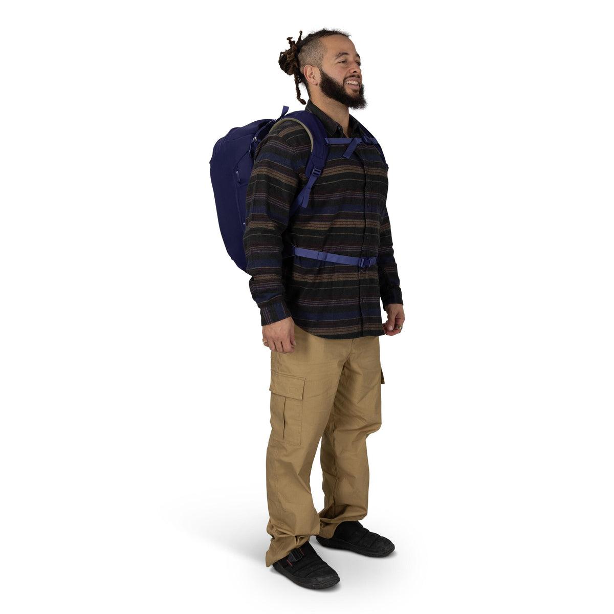 Osprey Sojourn Porter Travel Pack Carry-On-30L in Deep Fig — lifestyle