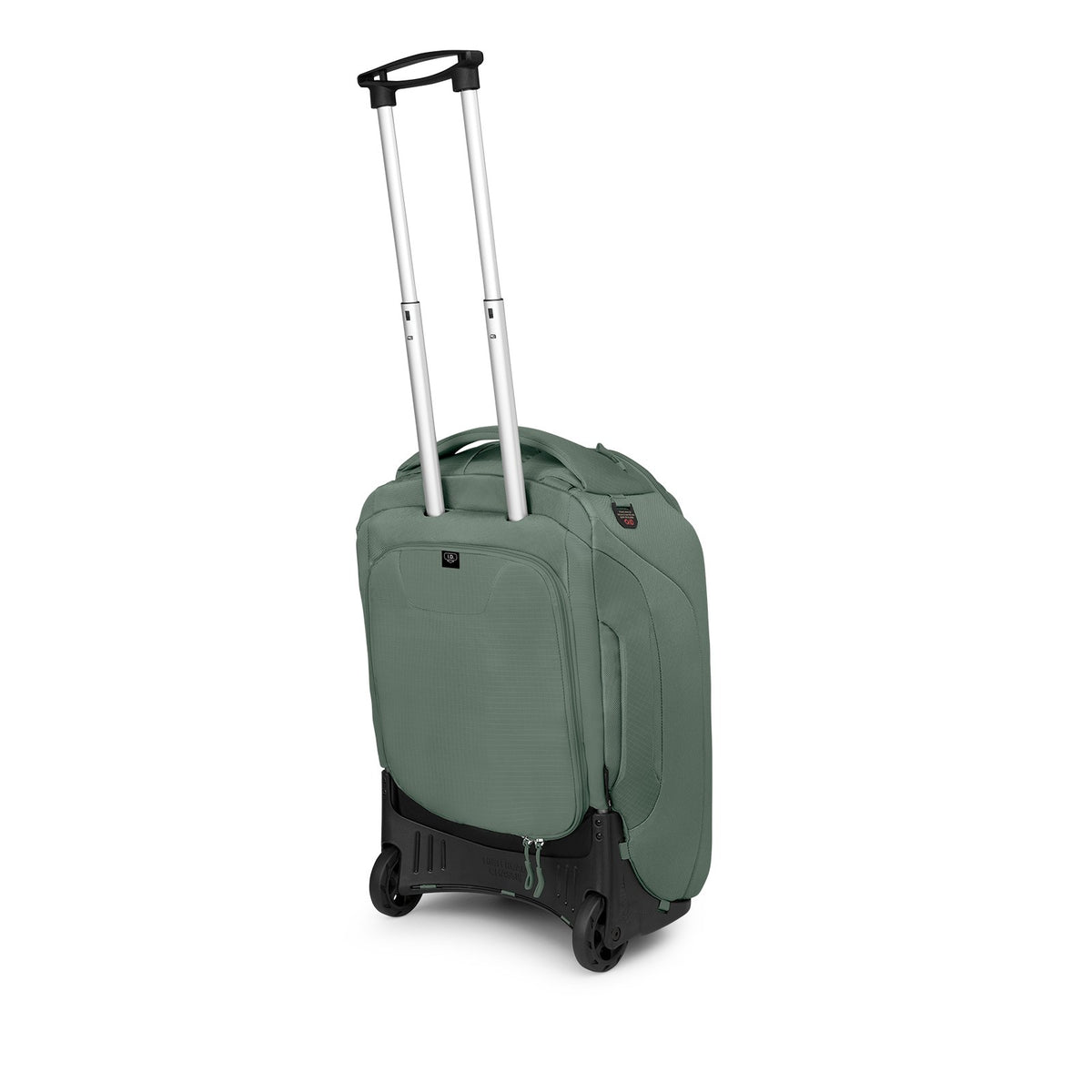 Osprey Sojourn Wheeled Travel Pack 22"/45L in Koseret Green — back view
