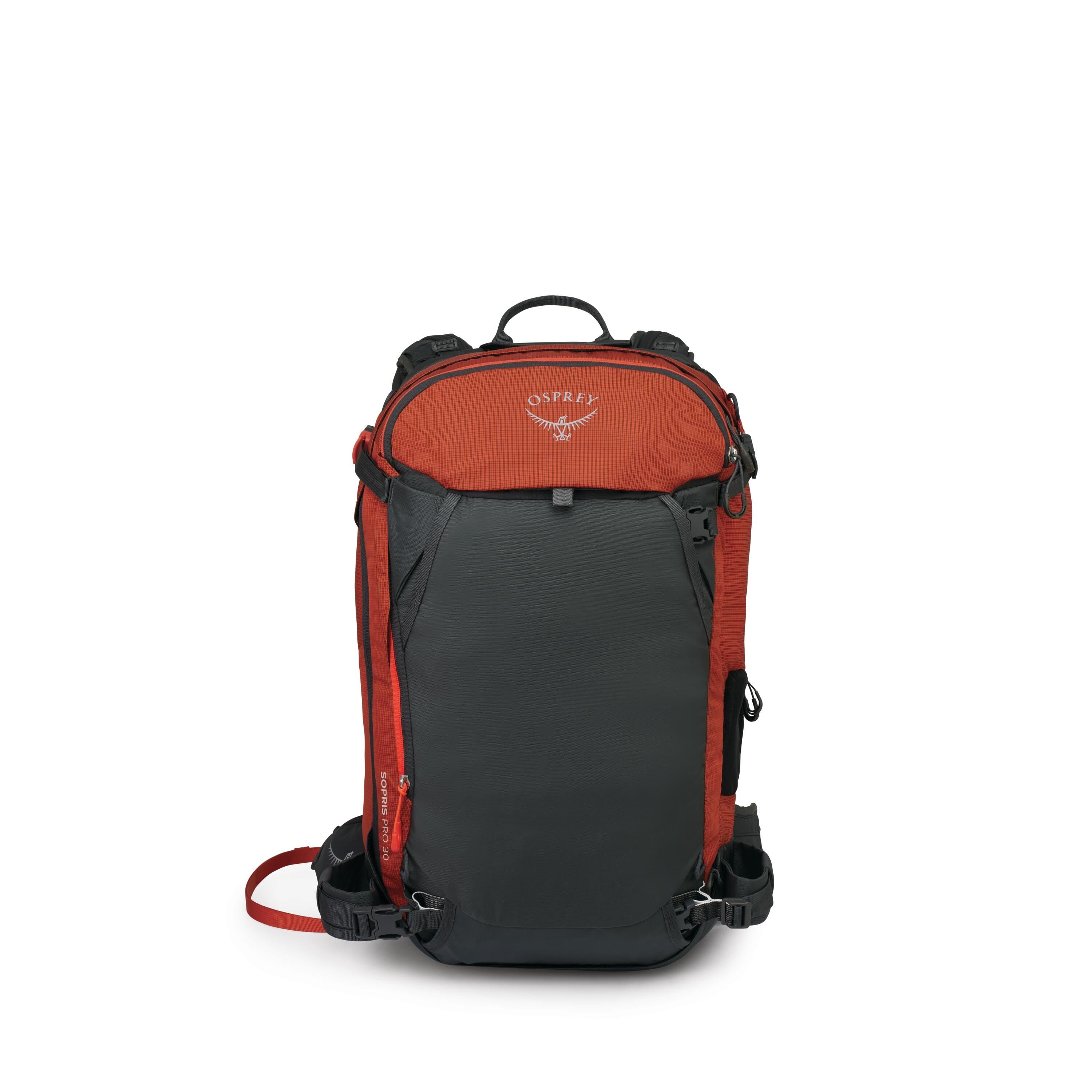 Osprey Sopris Pro 30 Women's Airbag Ski & Snowboard Backpack 30L in Mars Orange — front view