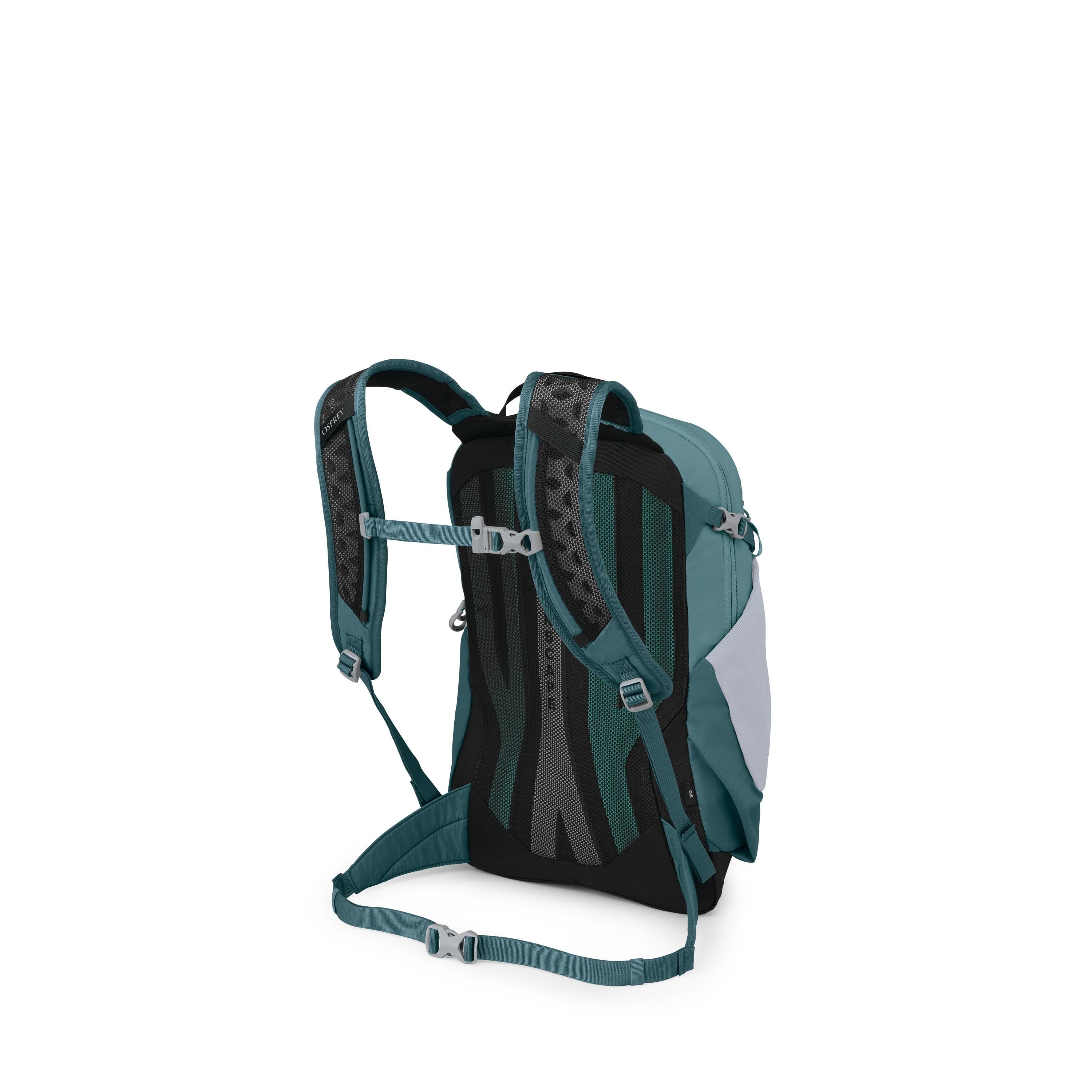 Osprey Sportlite 15 Hiking Backpack 15L in Torrent Blue — back view