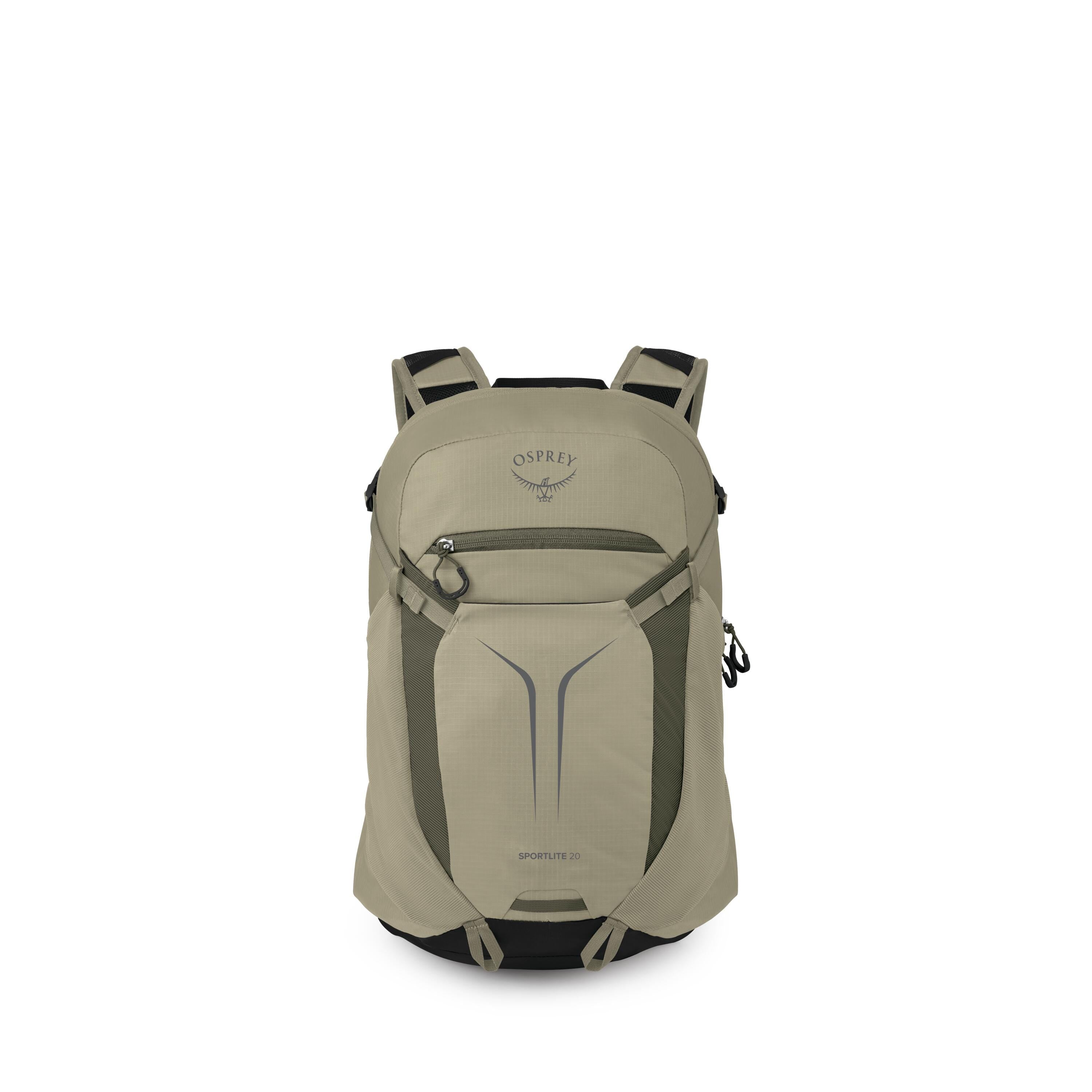 Osprey Sportlite 20 Hiking Backpack 20L in Olive Tan — front view