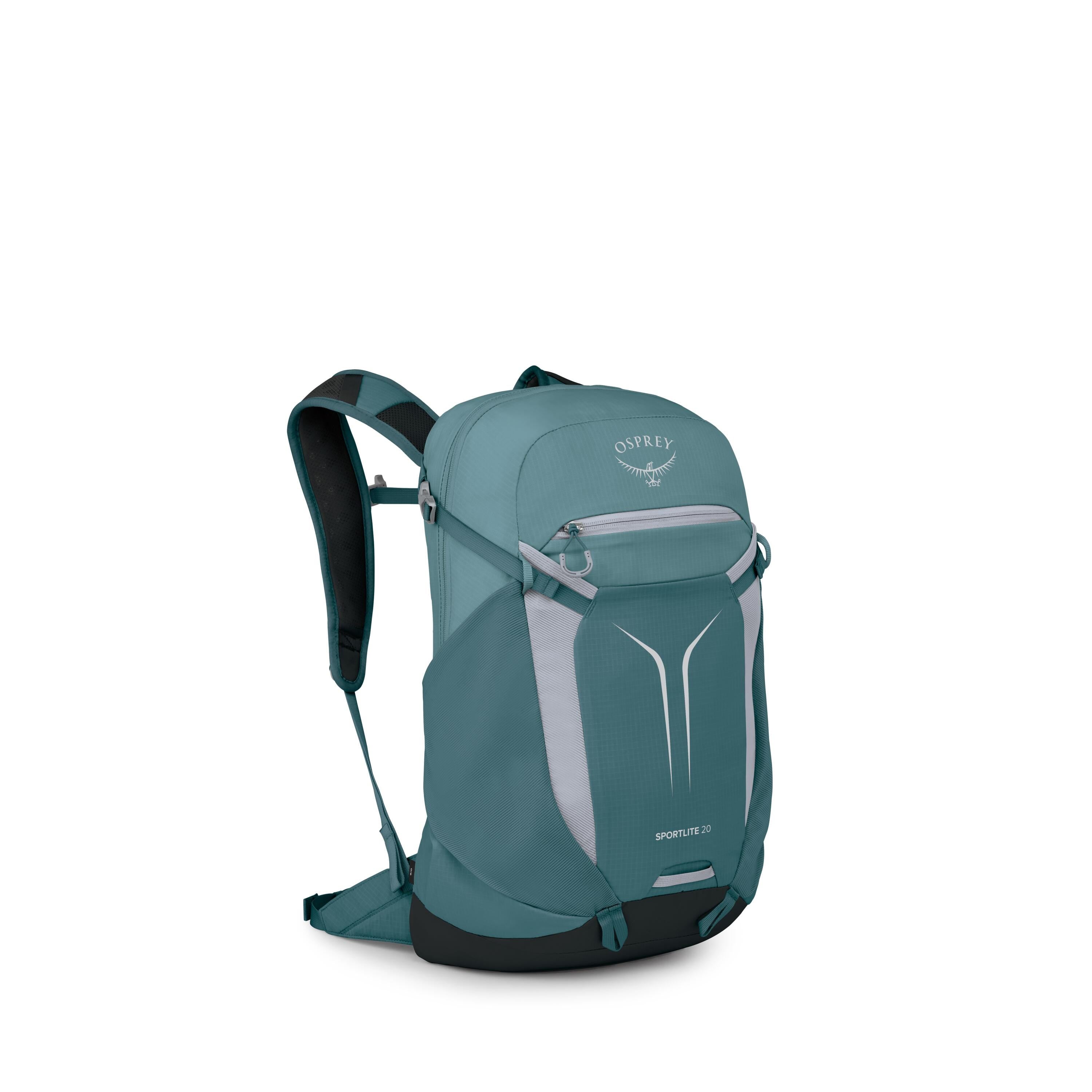 Osprey Sportlite 20 Hiking Backpack 20L in Torrent Blue — angle view 2