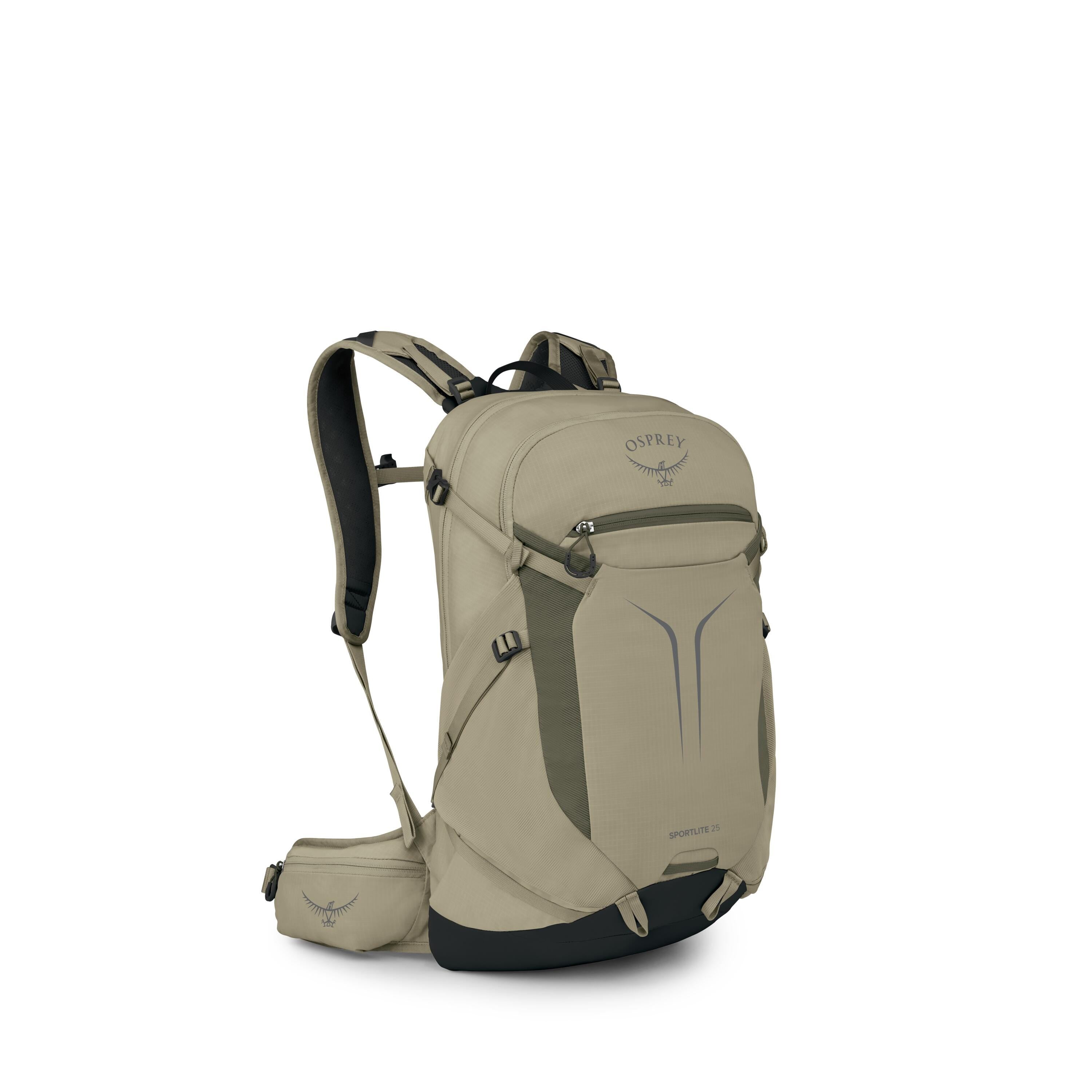 Osprey Sportlite 25 Hiking Backpack 25L in Olive Tan — angle view 2