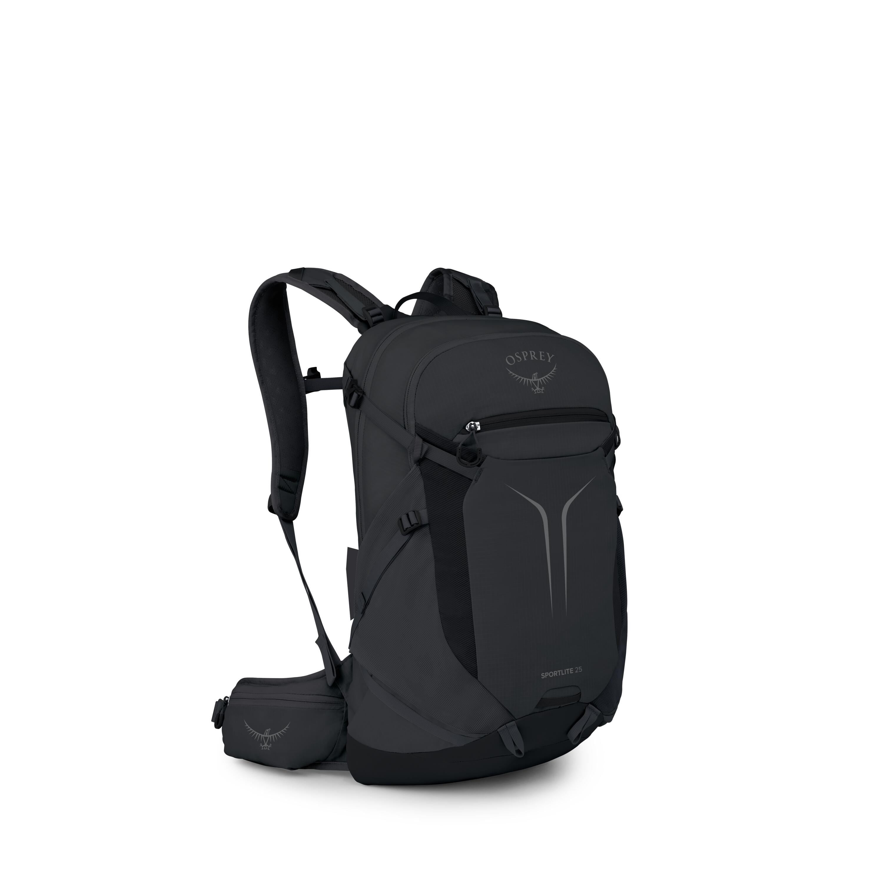 Osprey Sportlite 25 Hiking Backpack 25L in Raven Black — angle view 2
