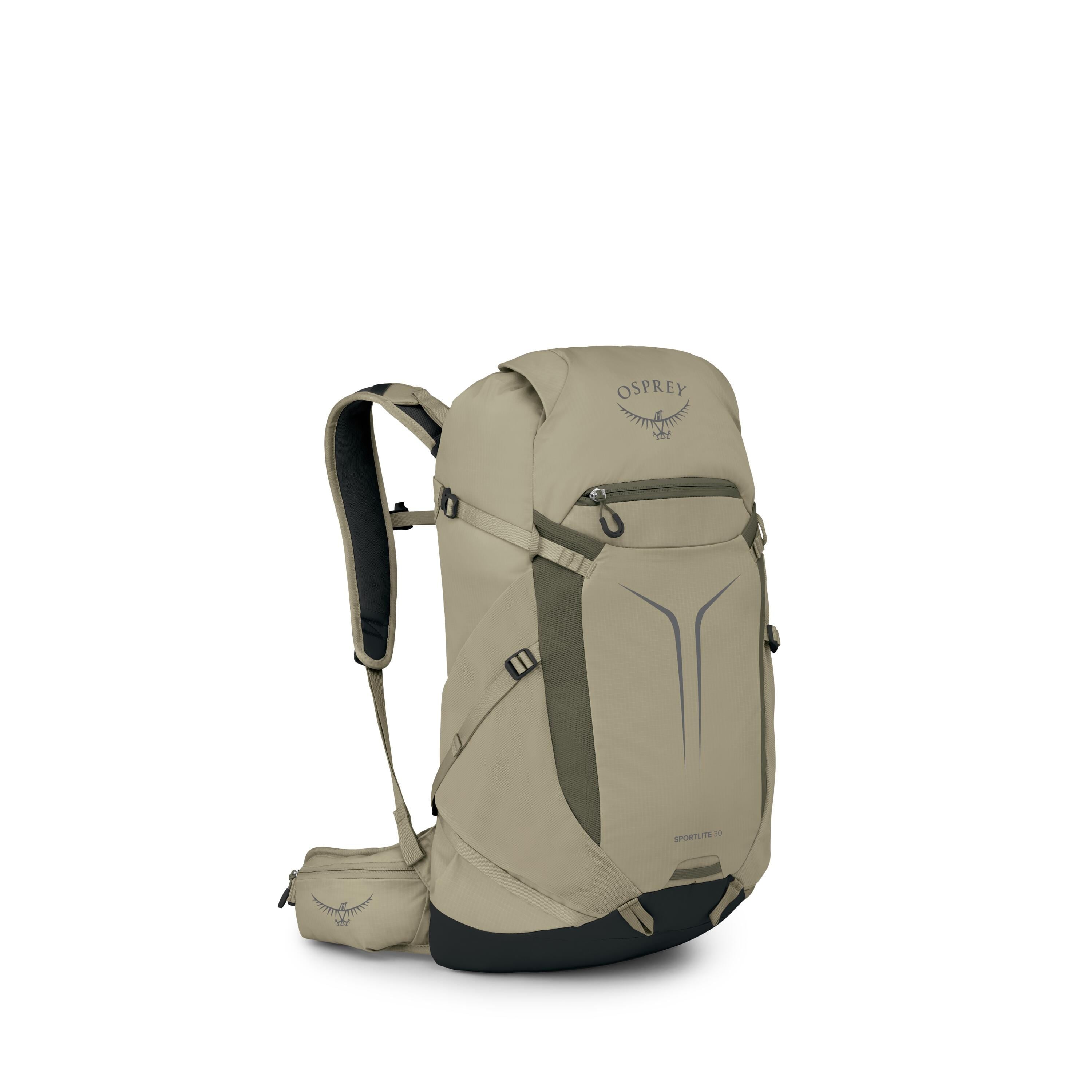 Osprey Sportlite 30 Hiking Backpack 30L in Olive Tan — angle view 2