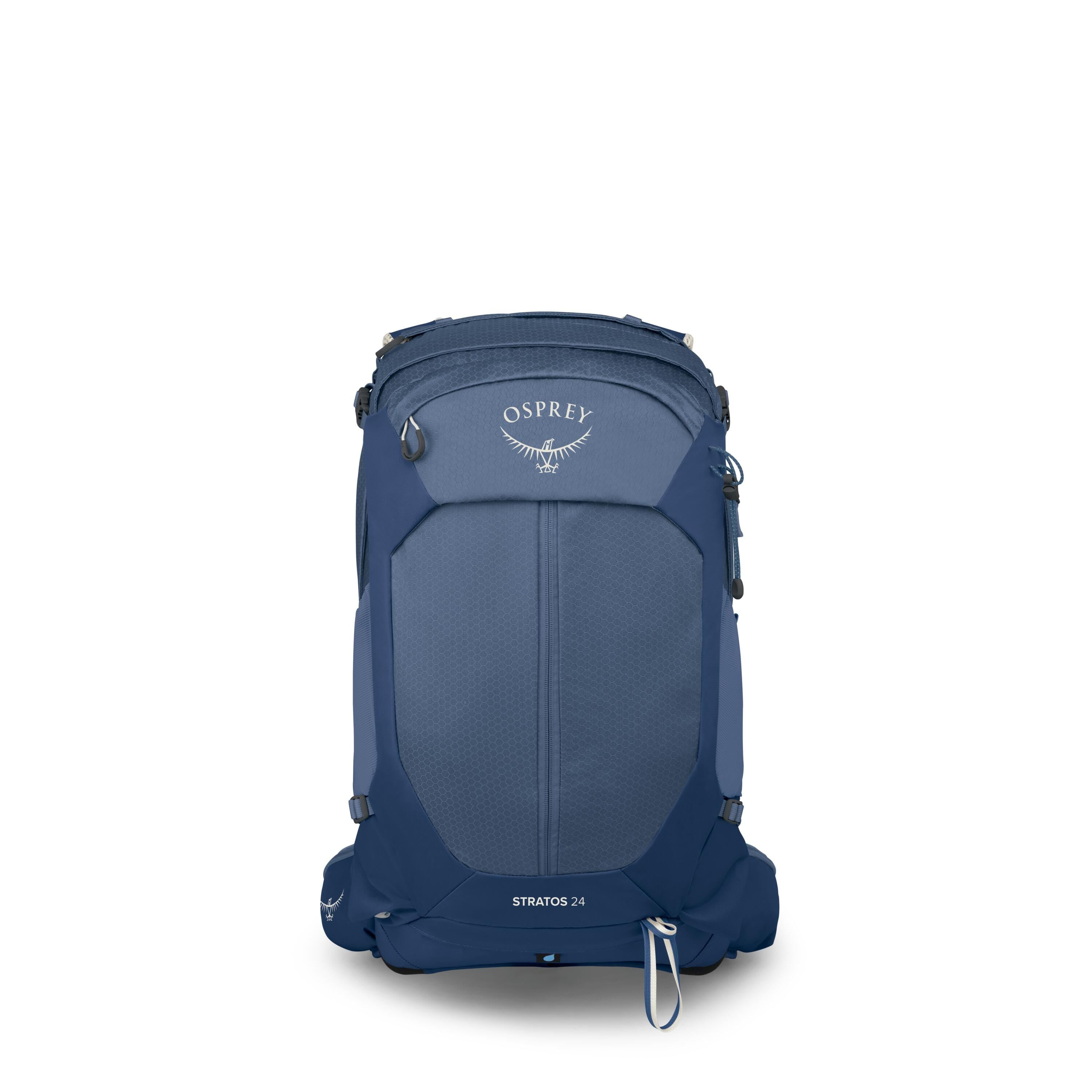 Osprey Stratos 24 Hiking Backpack 24L in Nirvana Blue — front view