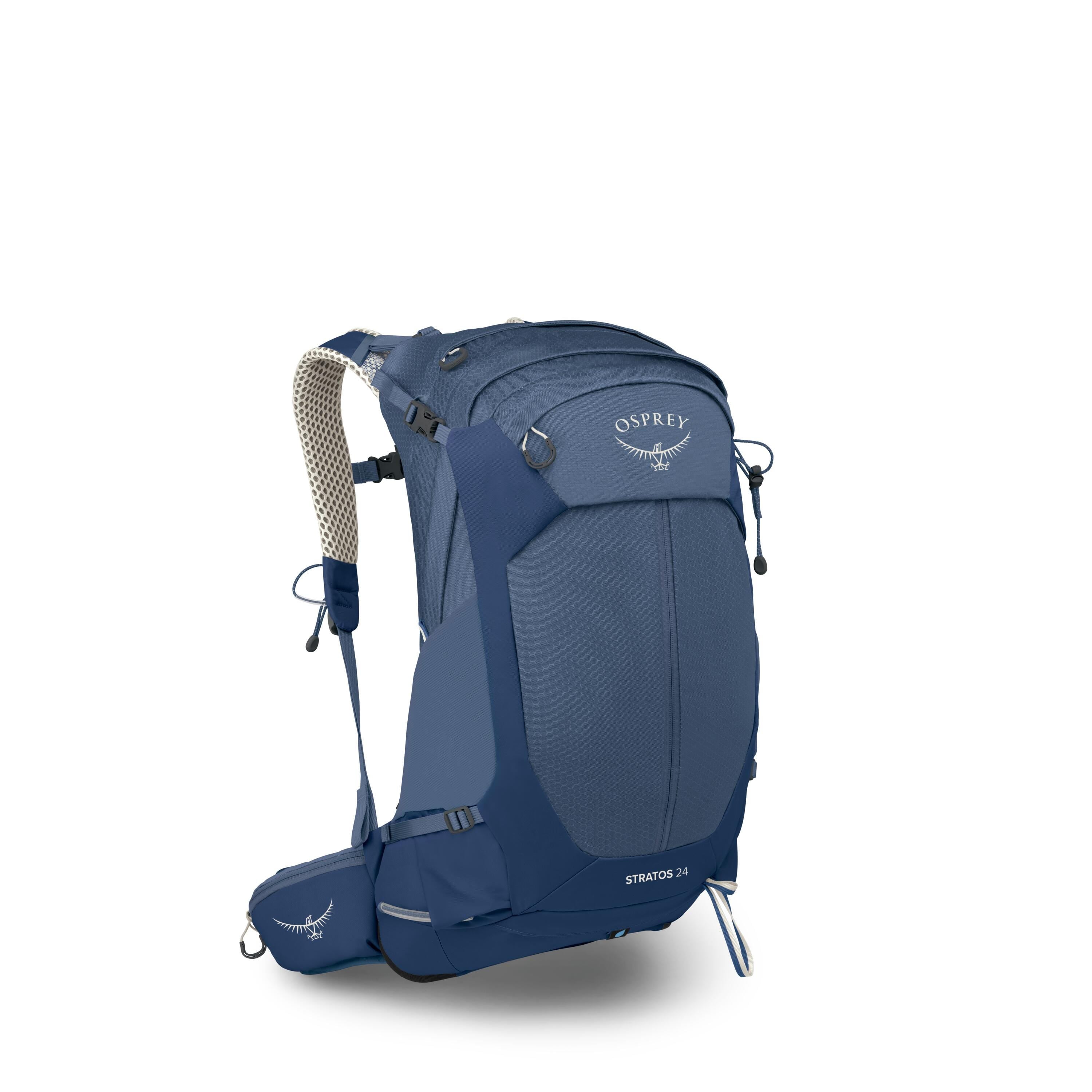 Osprey Stratos 24 Hiking Backpack 24L in Nirvana Blue — angle view 2