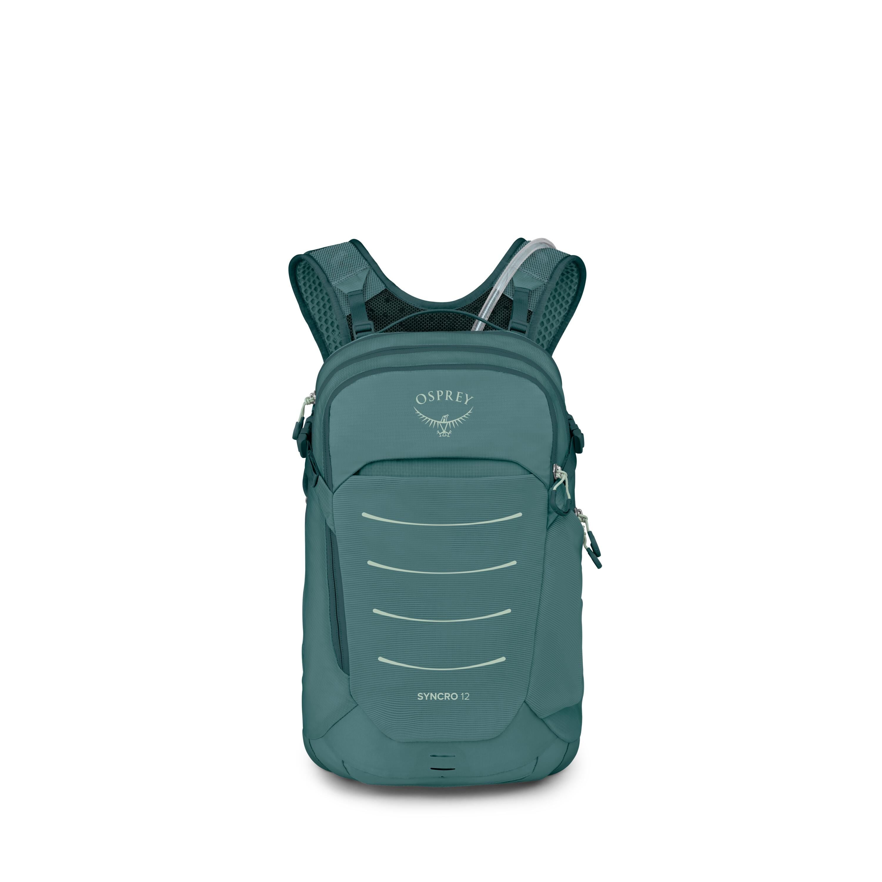 Osprey Syncro 12 Bike Hydration Pack 12L in Cascade Blue — front view