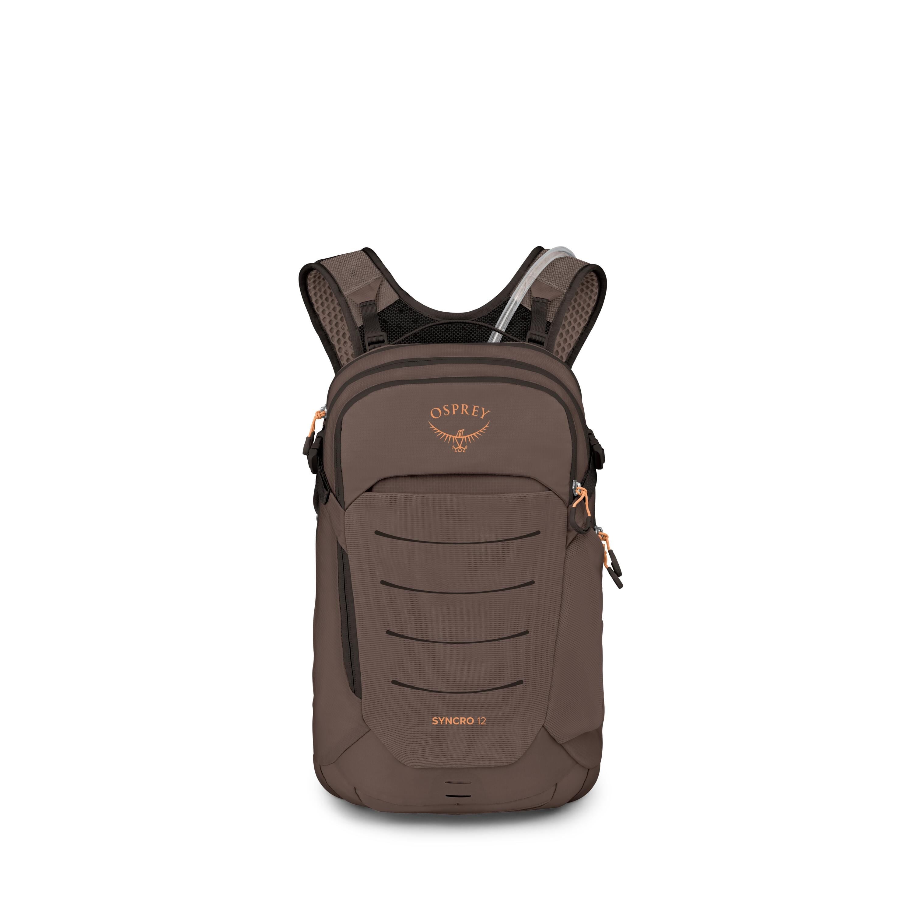 Osprey Syncro 12 Bike Hydration Pack 12L in Truffle Brown — front view
