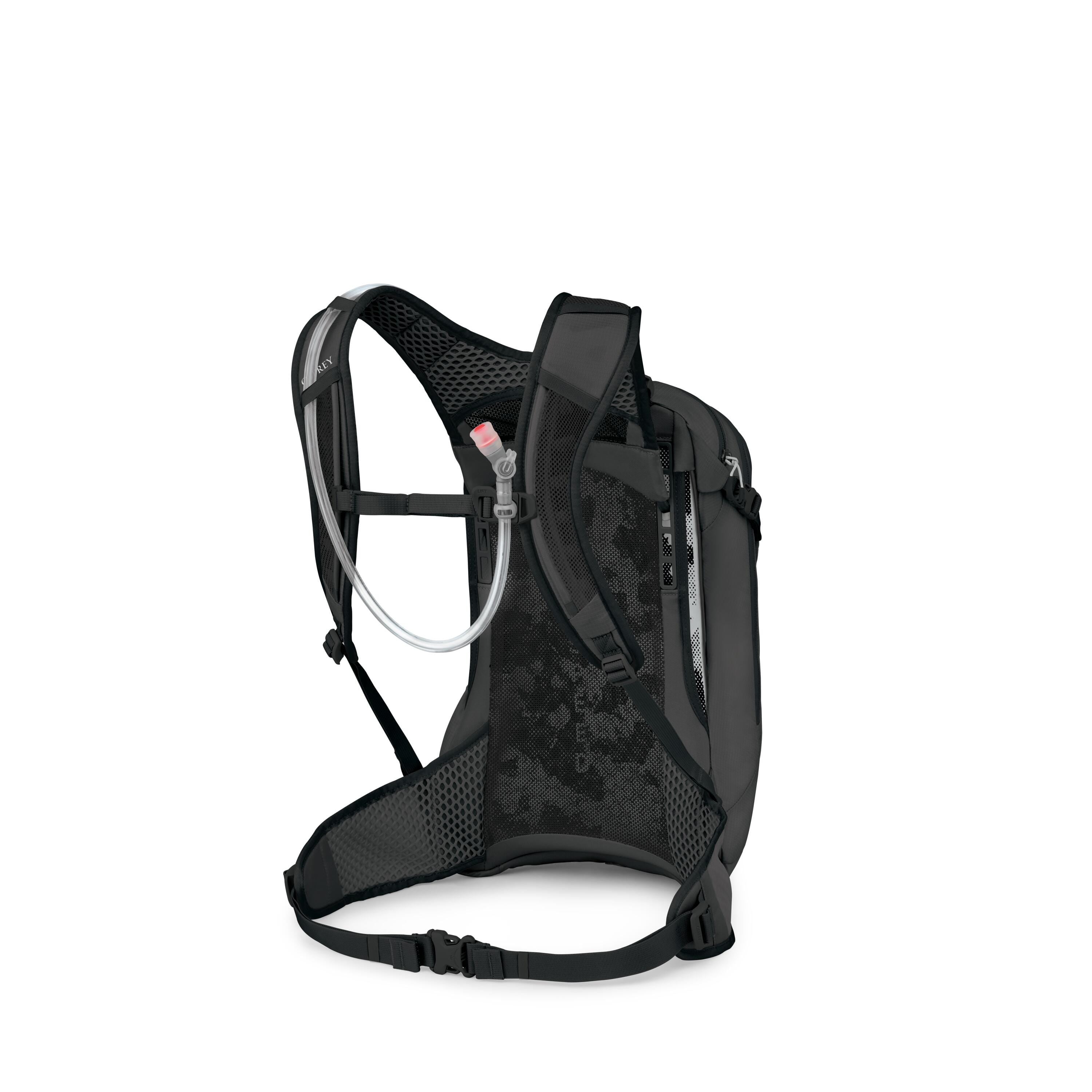 Osprey Syncro 12 Bike Hydration Pack 12L in Raven Black — back view