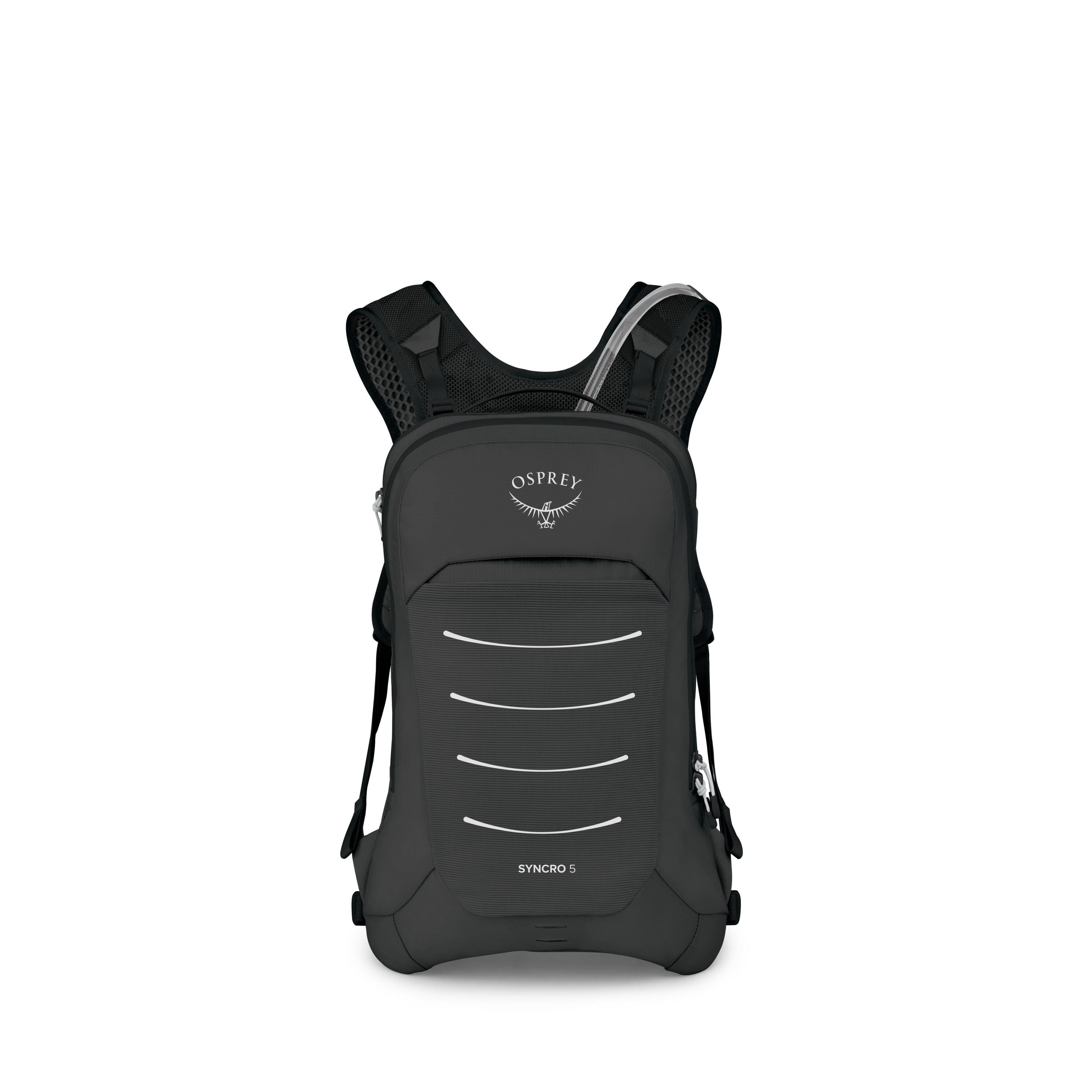 Osprey Syncro 5 Bike Hydration Pack 5L in Raven Black — front view