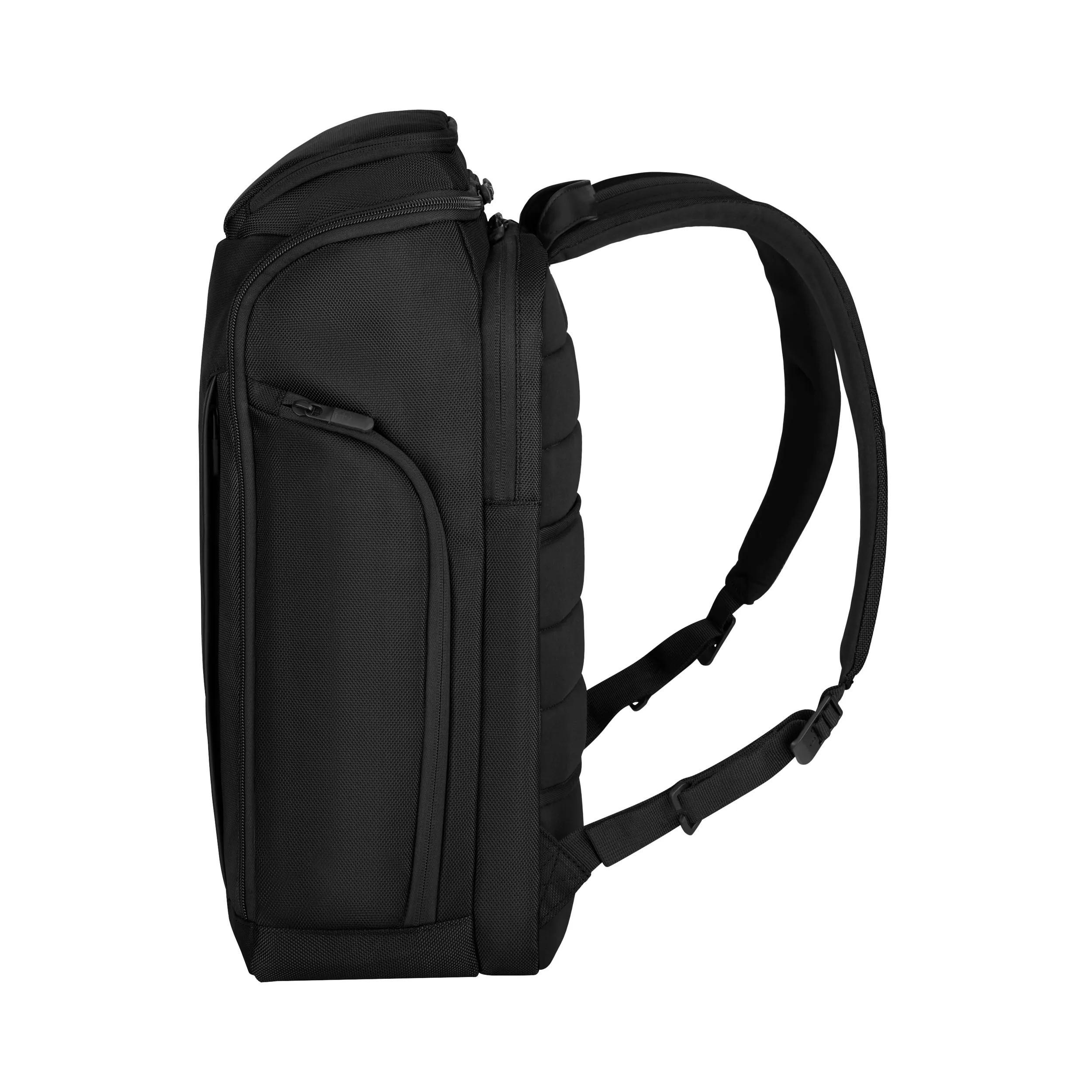 Victorinox Altmont Professional Fliptop Laptop Backpack in Black — angle view 2