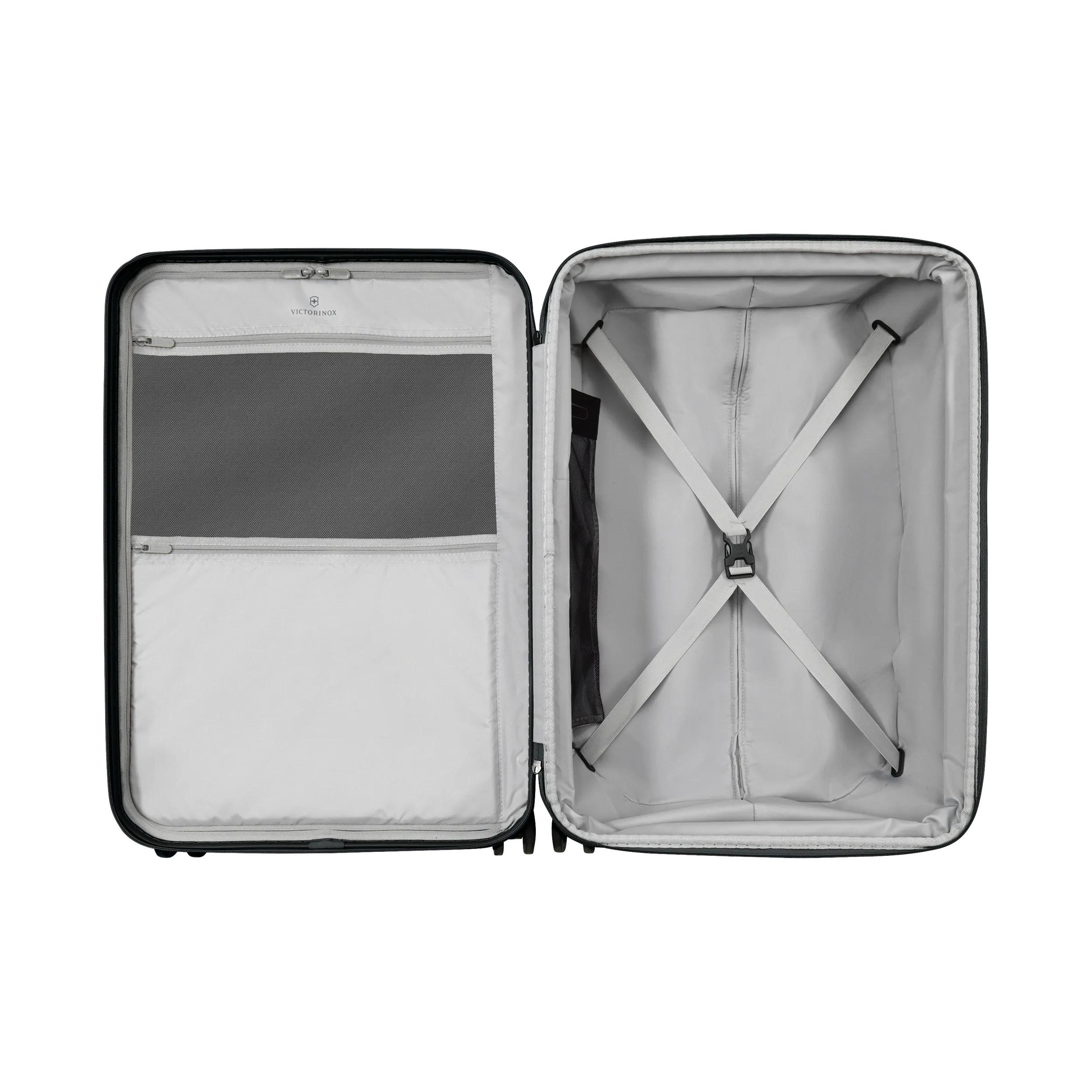 Victorinox Connex Large Hardside Case in Black — interior view