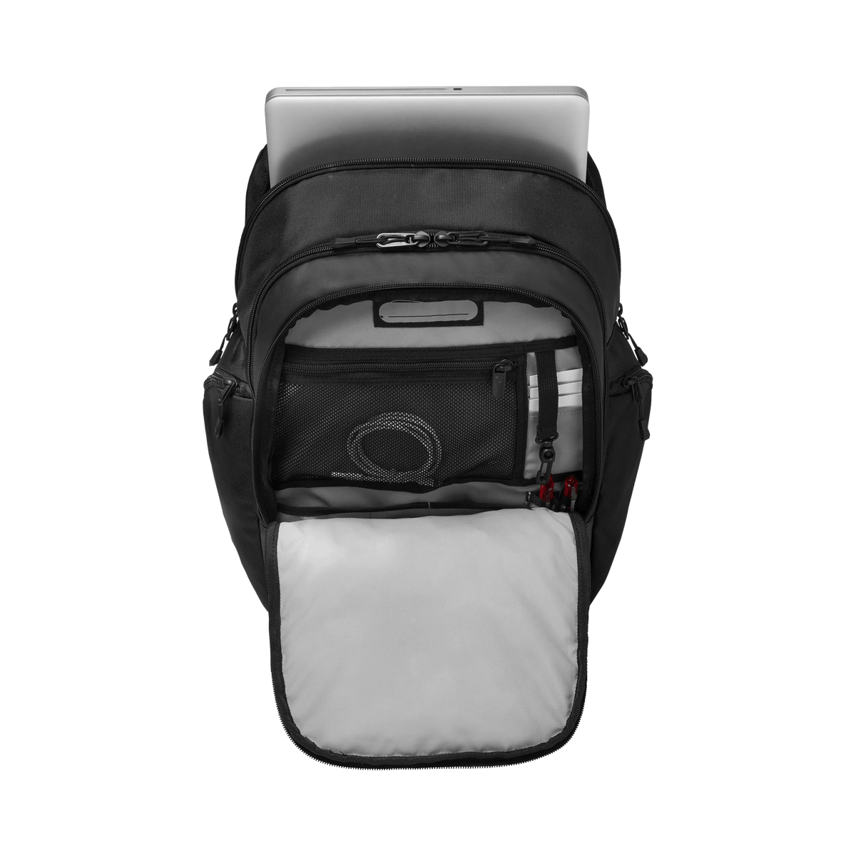 Victorinox Altmont Original Vertical-Zip Laptop Backpack in Black — interior view