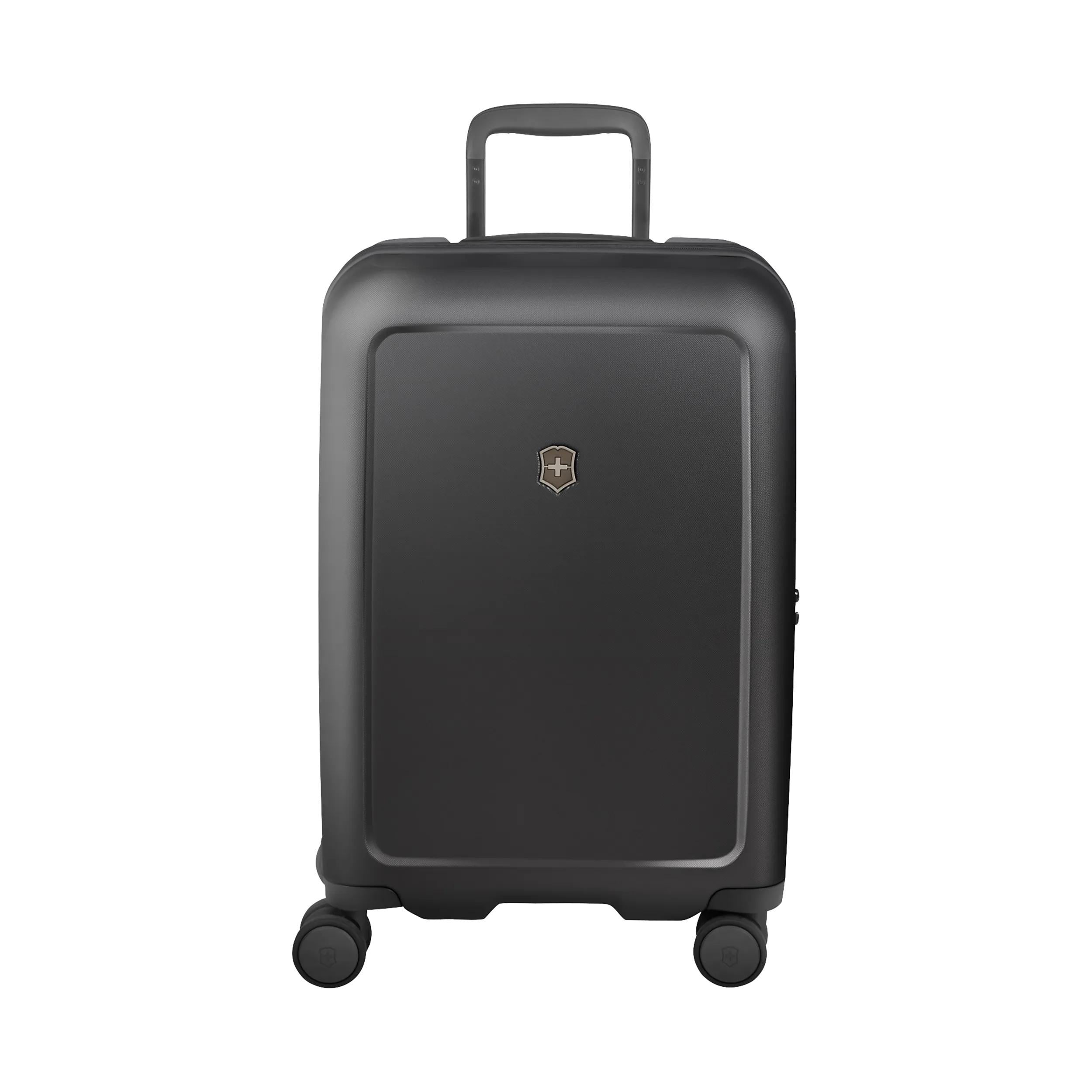 Victorinox Connex Frequent Flyer Plus Hardside Carry-On in Black — angle view 3