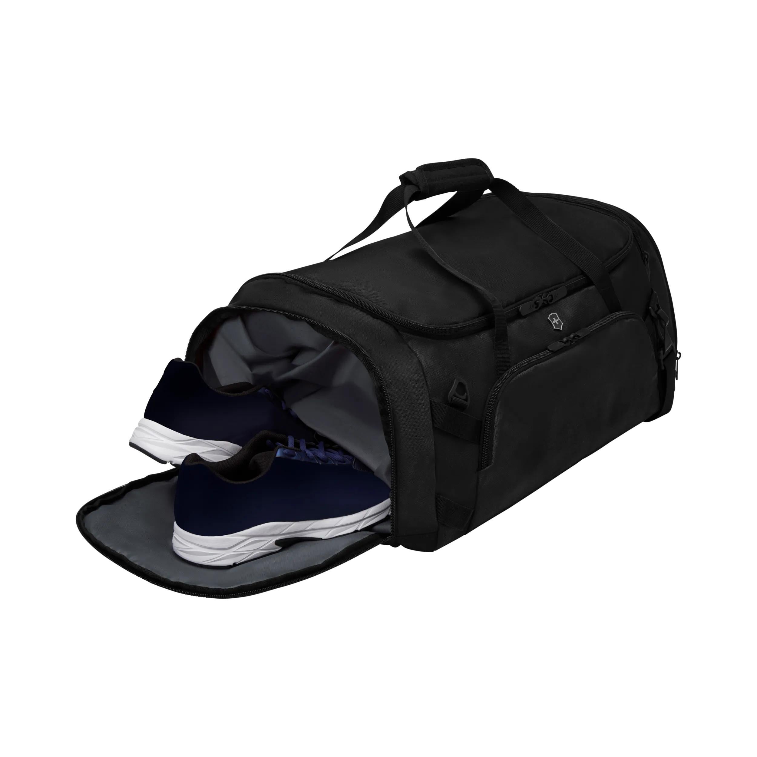 Victorinox VX Sport EVO 2-in-1 Backpack/Duffel in Black — detail view