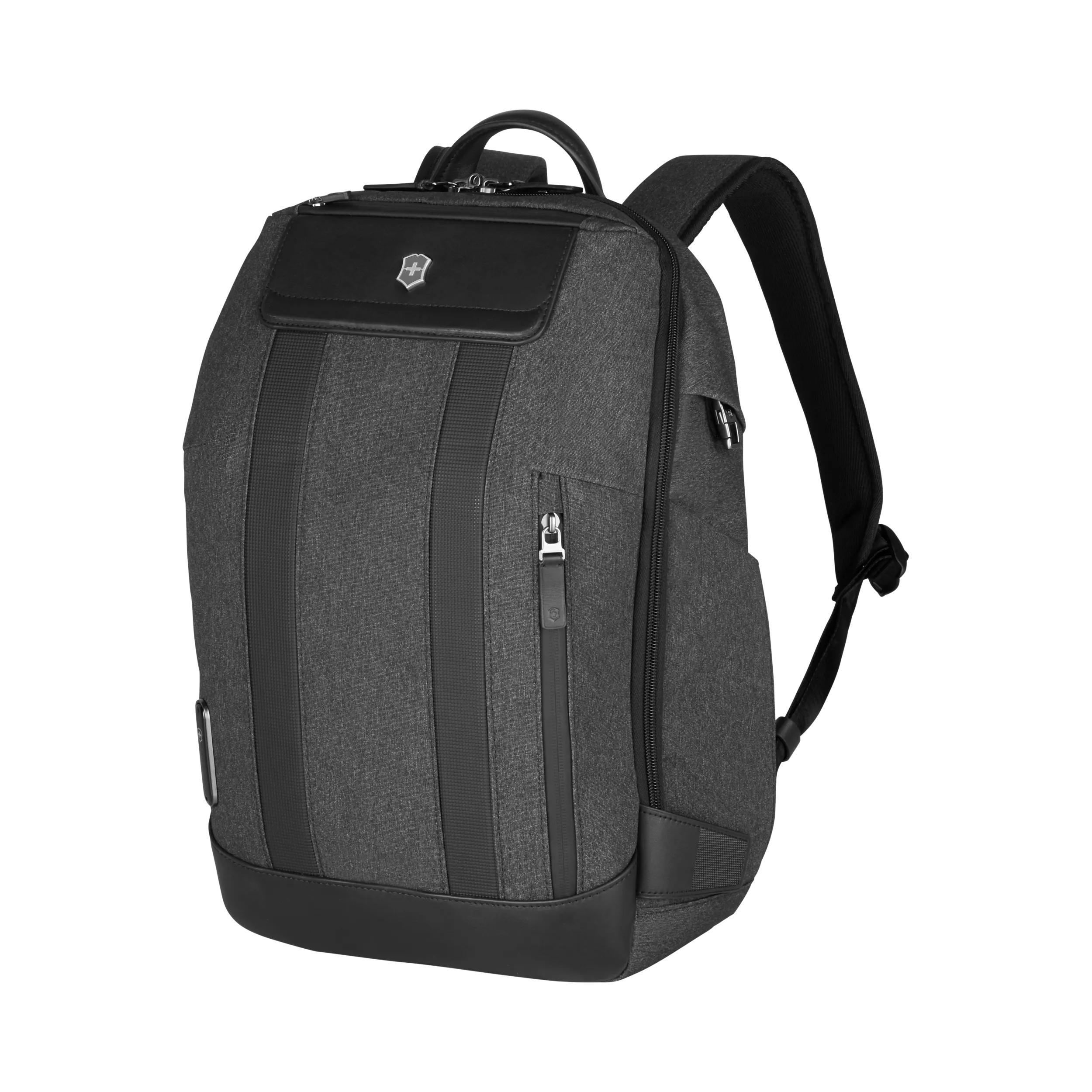 Victorinox Architecture Urban2 City Backpack in Grey / Black — angle view 2