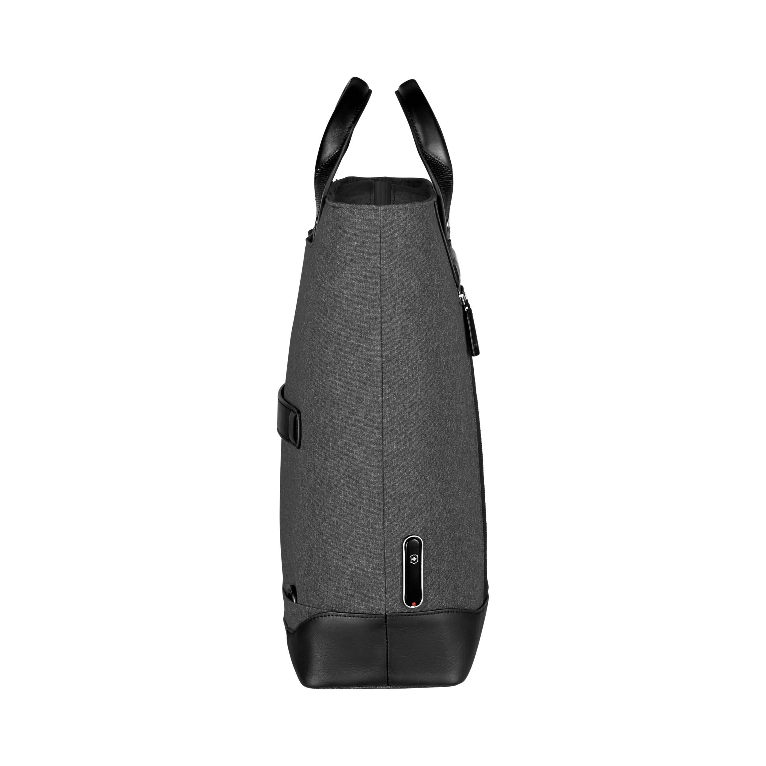 Victorinox Architecture Urban2 2-Way Carry Tote in Grey / Black — angle view 7