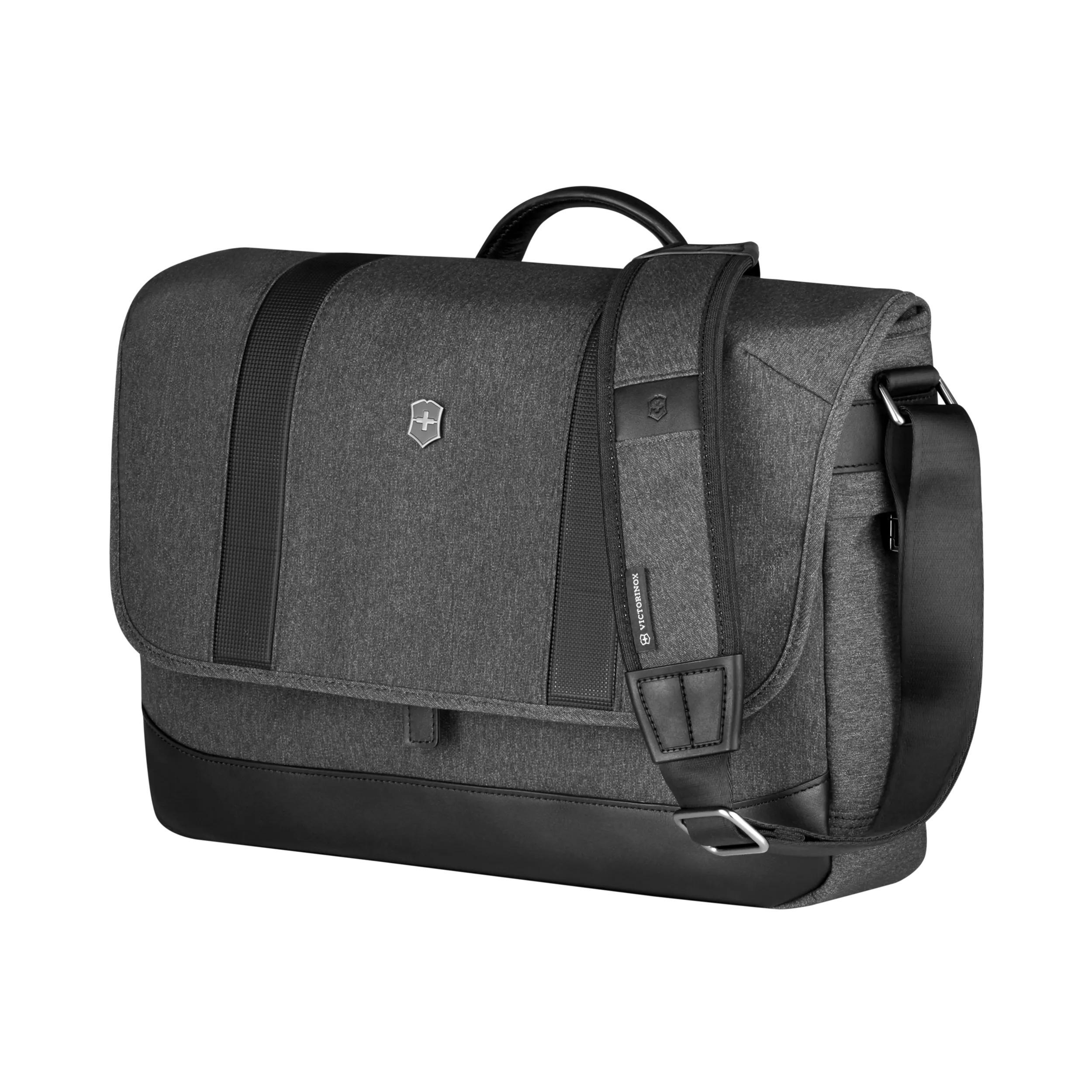 Victorinox Architecture Urban2 Messenger in Grey / Black — angle view 2