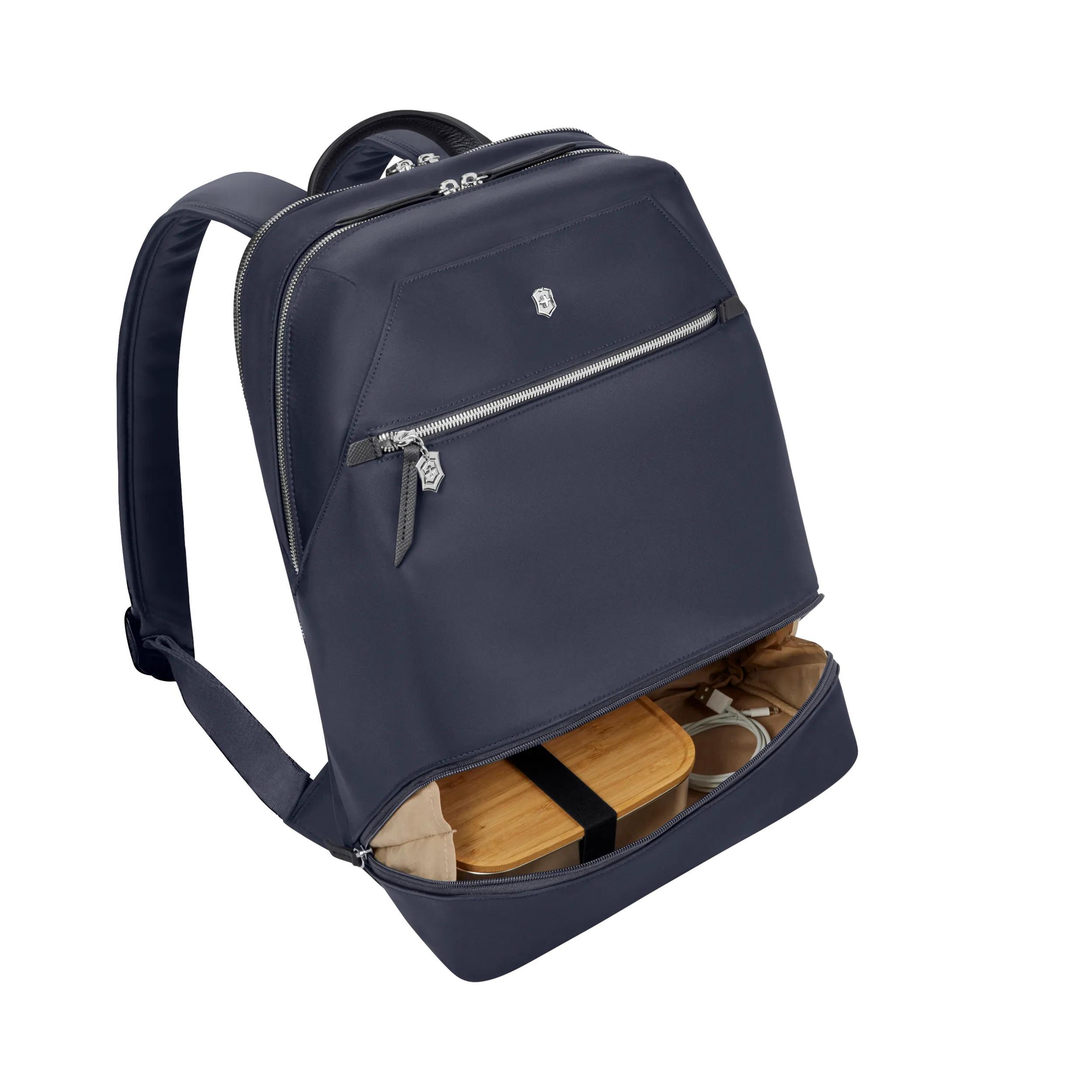 Victorinox Victoria Signature Deluxe Backpack in Midnight Blue — detail view 4