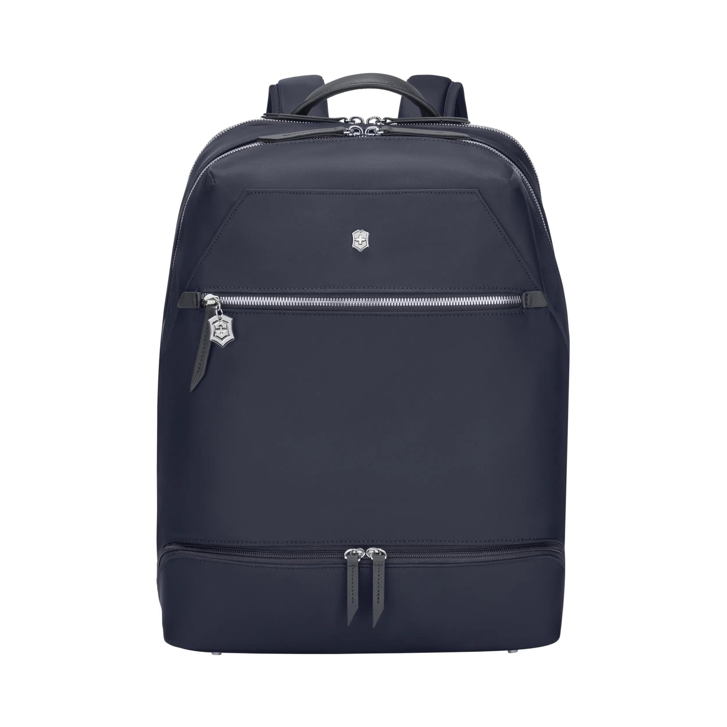 Victorinox Victoria Signature Deluxe Backpack in Midnight Blue — front view