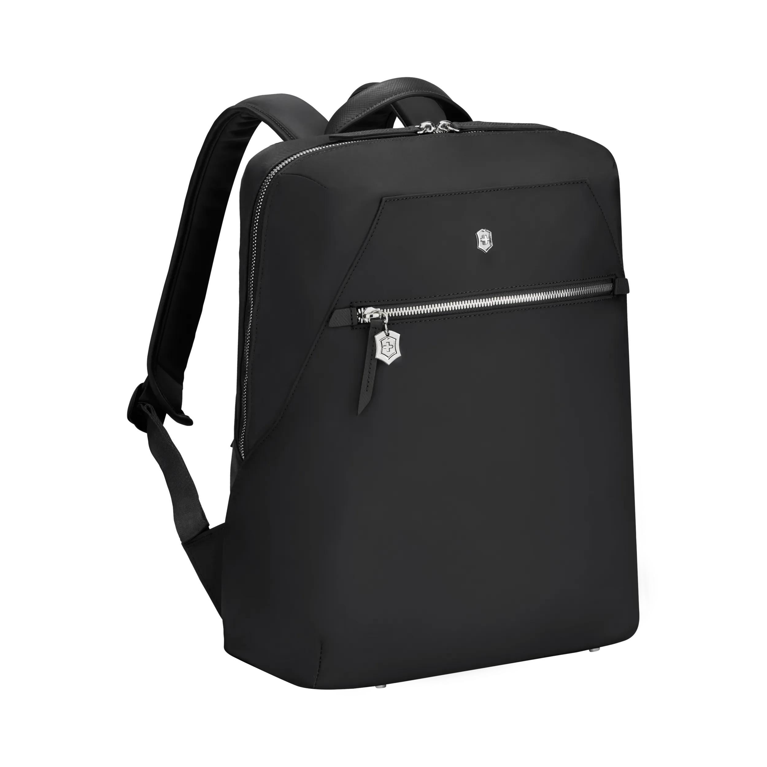 Victorinox Victoria Signature Compact Backpack in Black — angle view 3