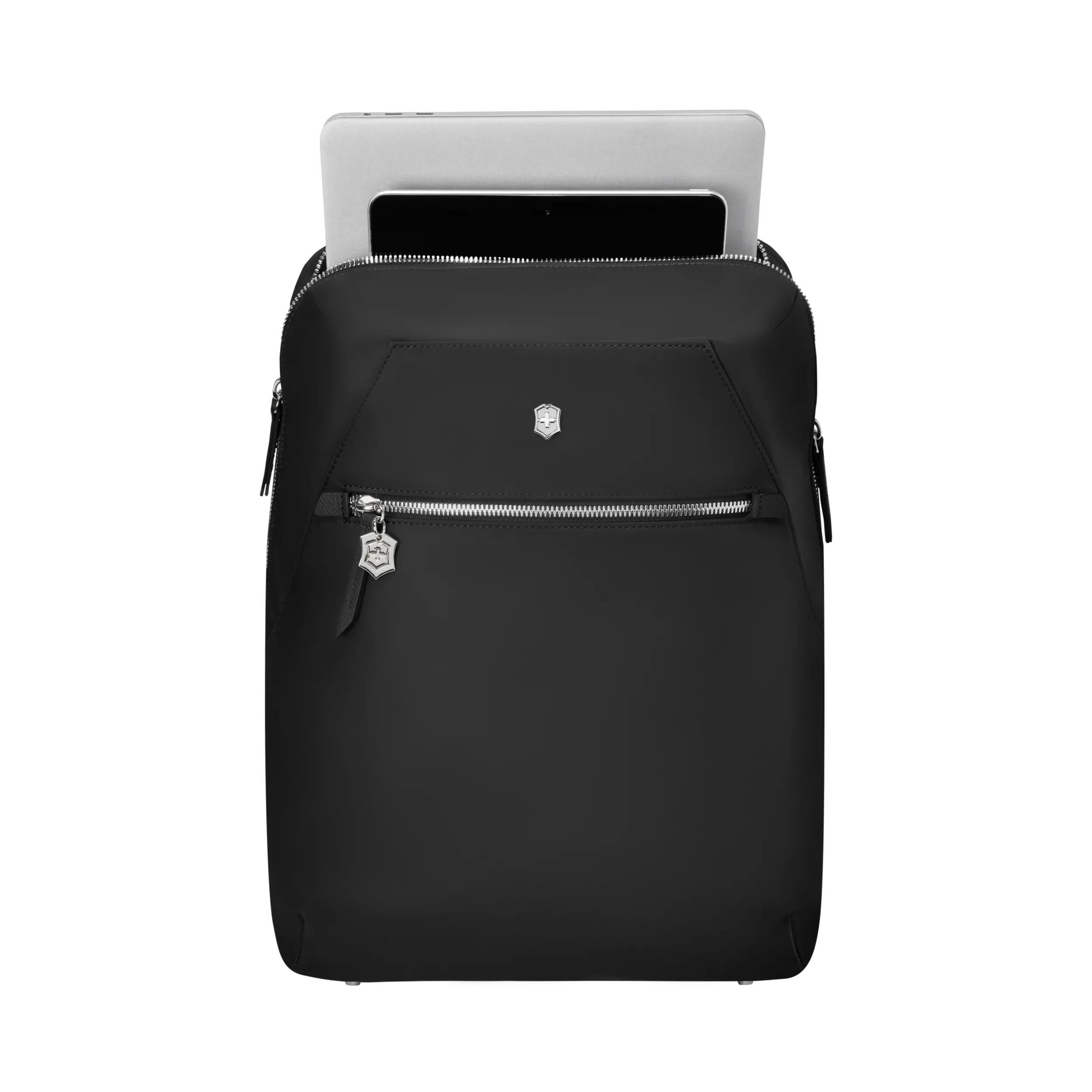 Victorinox Victoria Signature Compact Backpack in Black — interior view