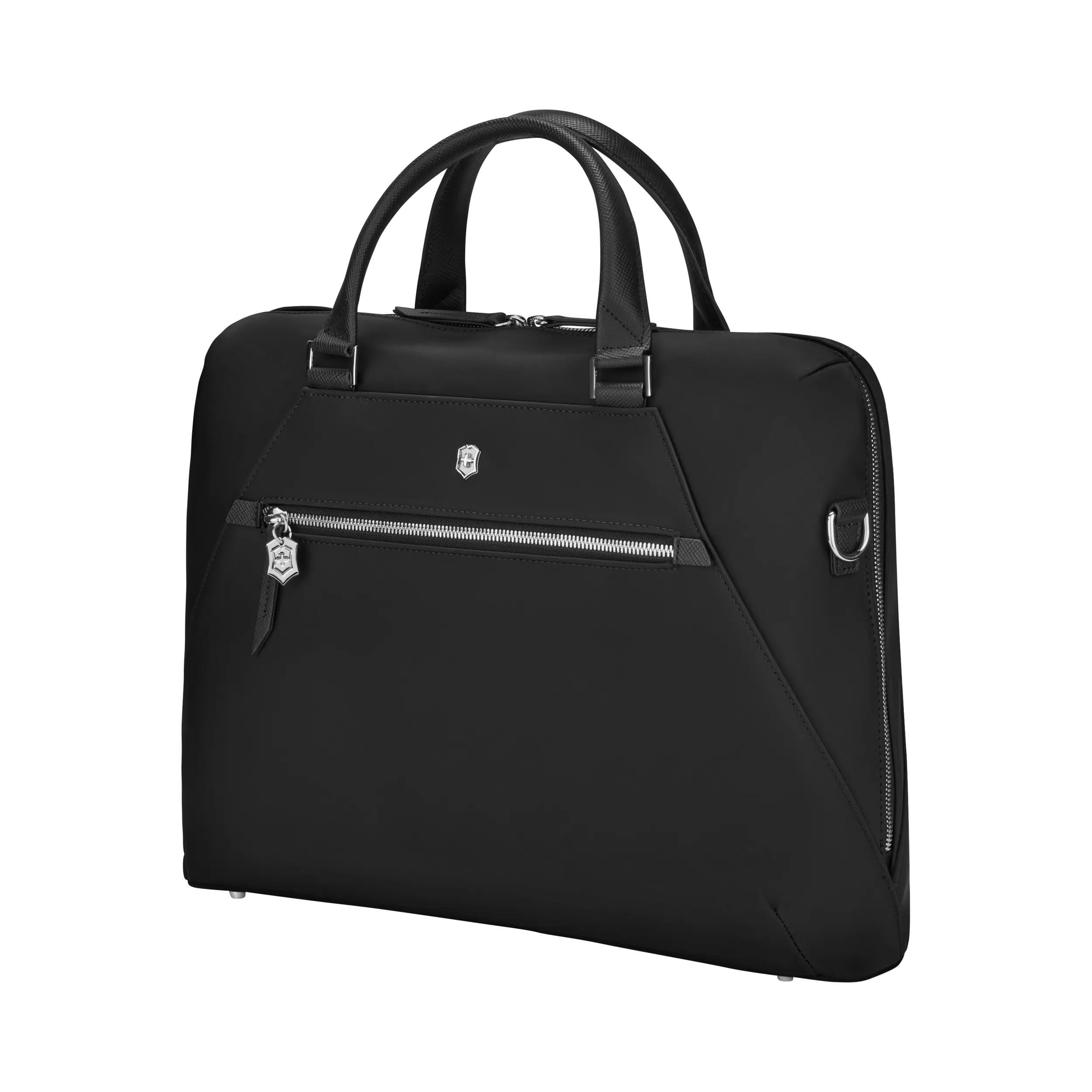 Victorinox Victoria Signature Briefcase in Black — angle view 3