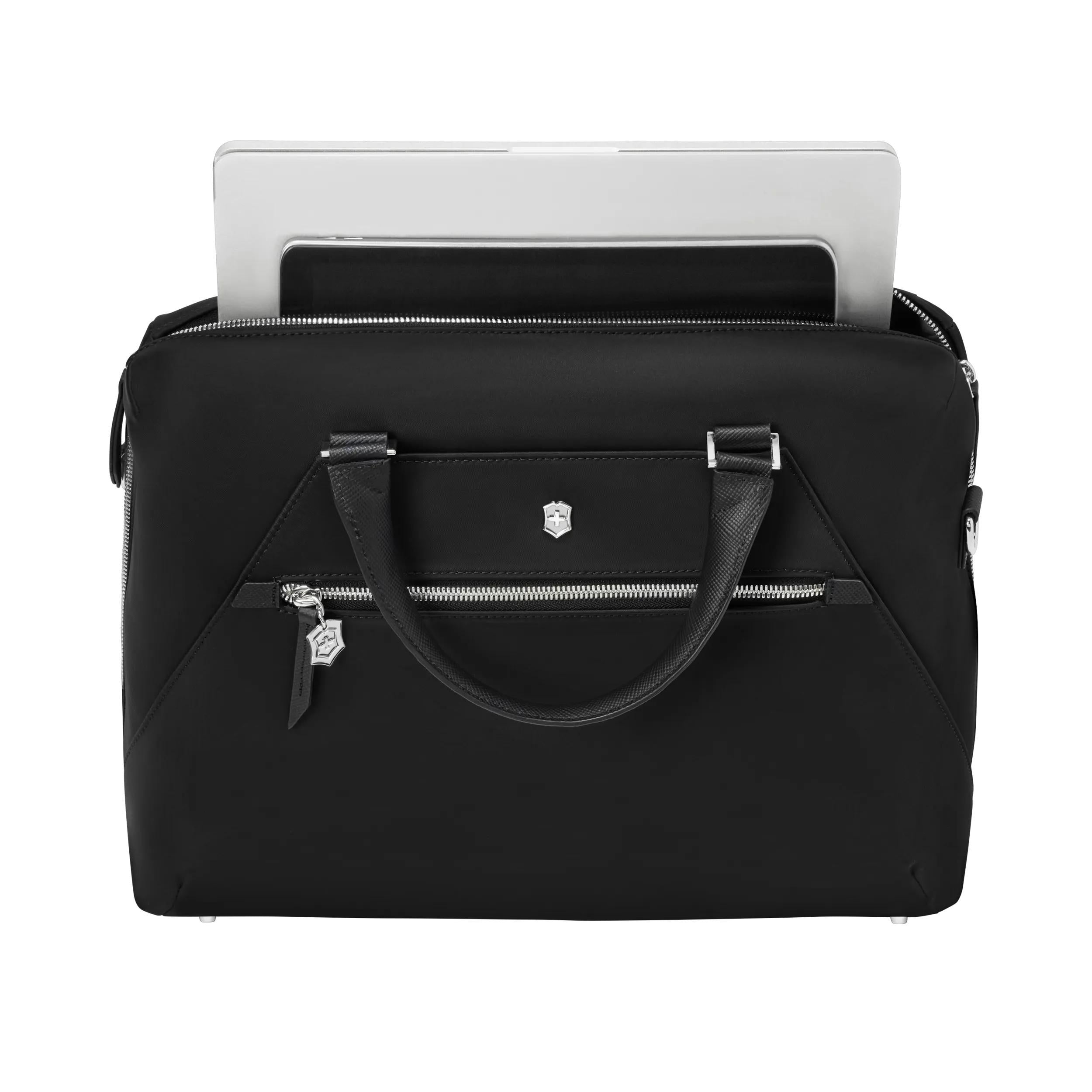 Victorinox Victoria Signature Briefcase in Black — interior view