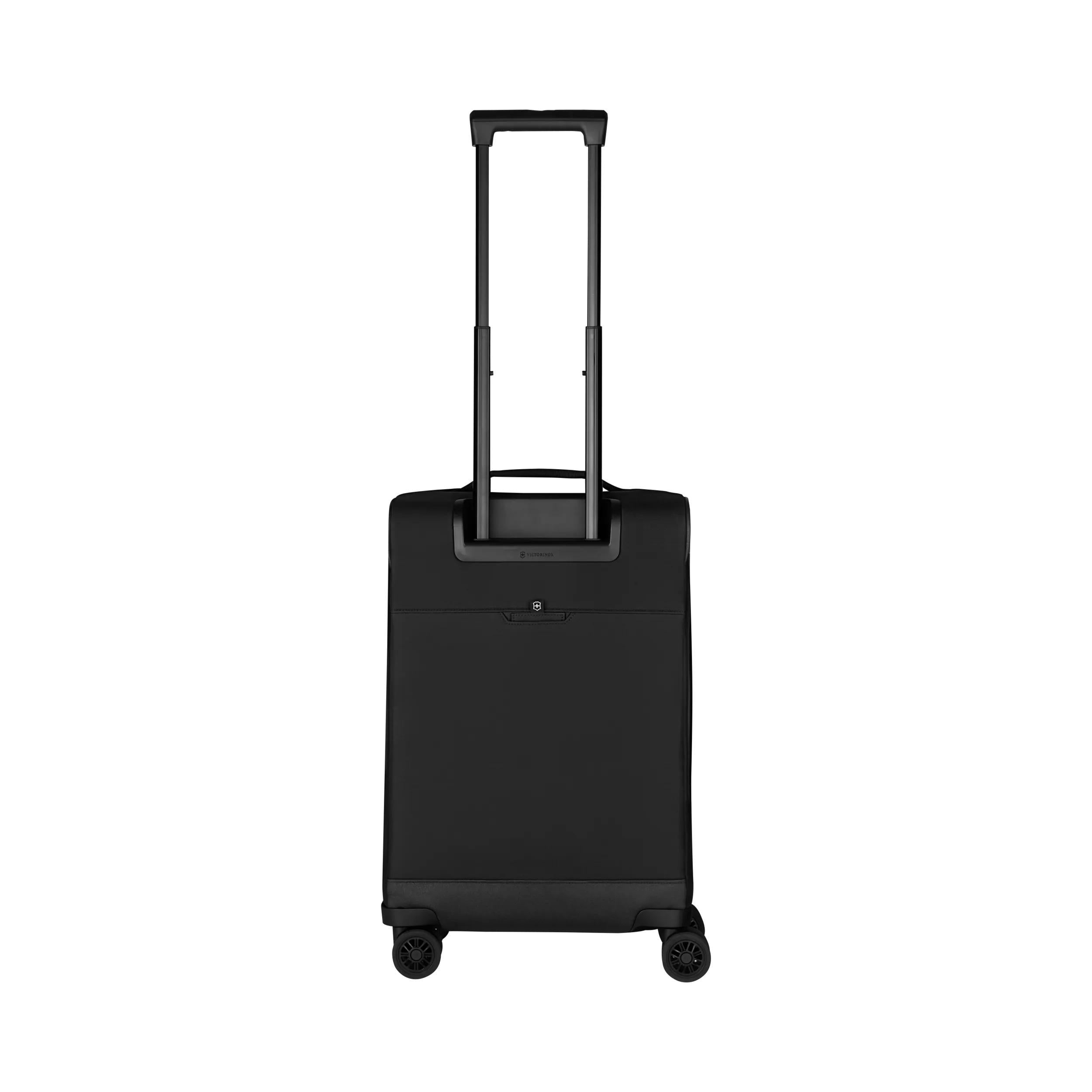 Victorinox Crosslight Frequent Flyer Plus Softside Carry-On in Black — angle view 12