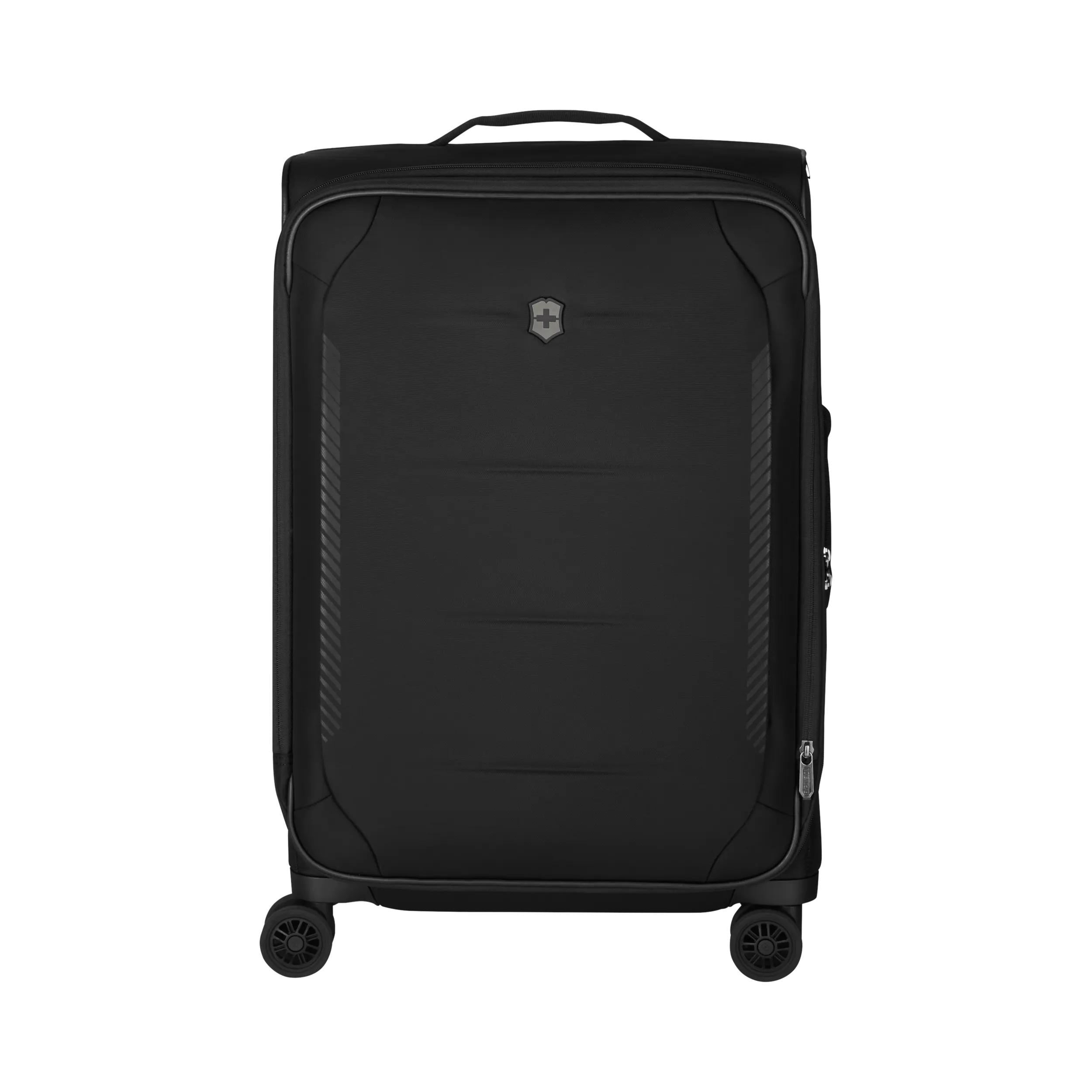 Victorinox Crosslight Medium Softside Case in Black — front view
