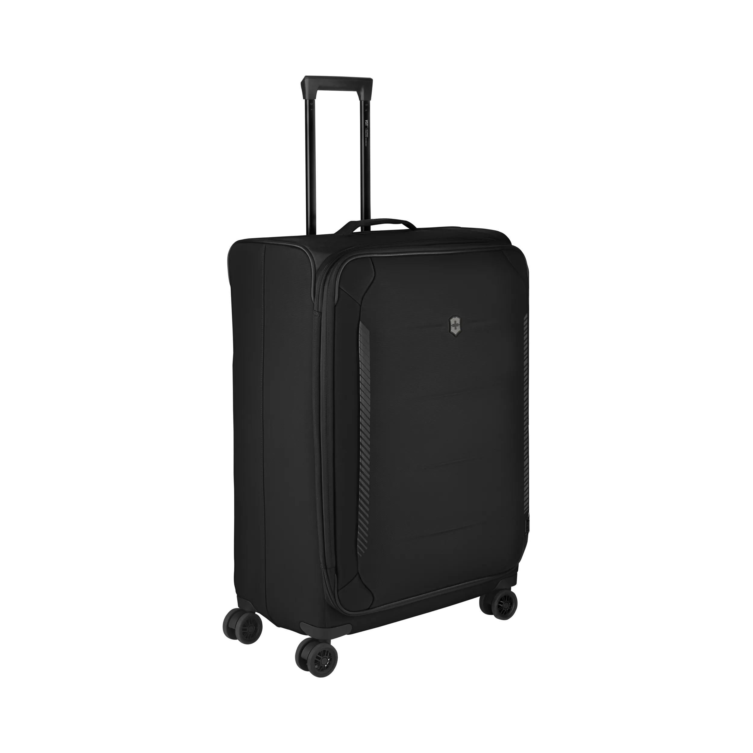 Victorinox Crosslight Large Softside Case in Black — angle view 8