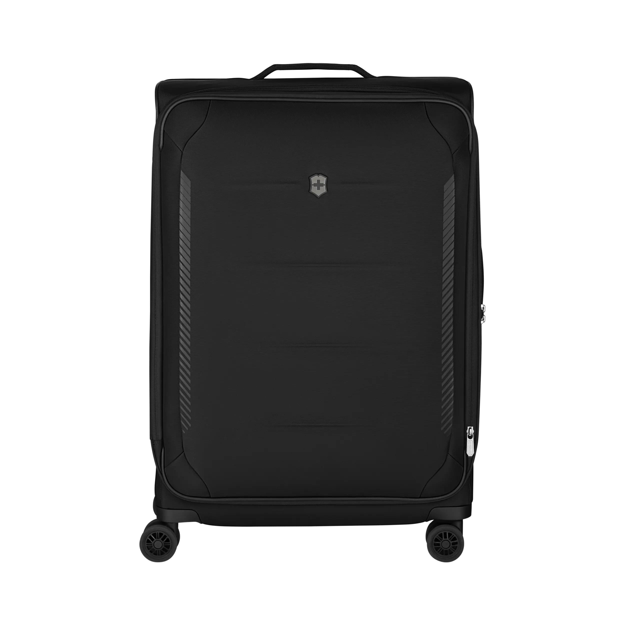 Victorinox Crosslight Large Softside Case in Black — front view