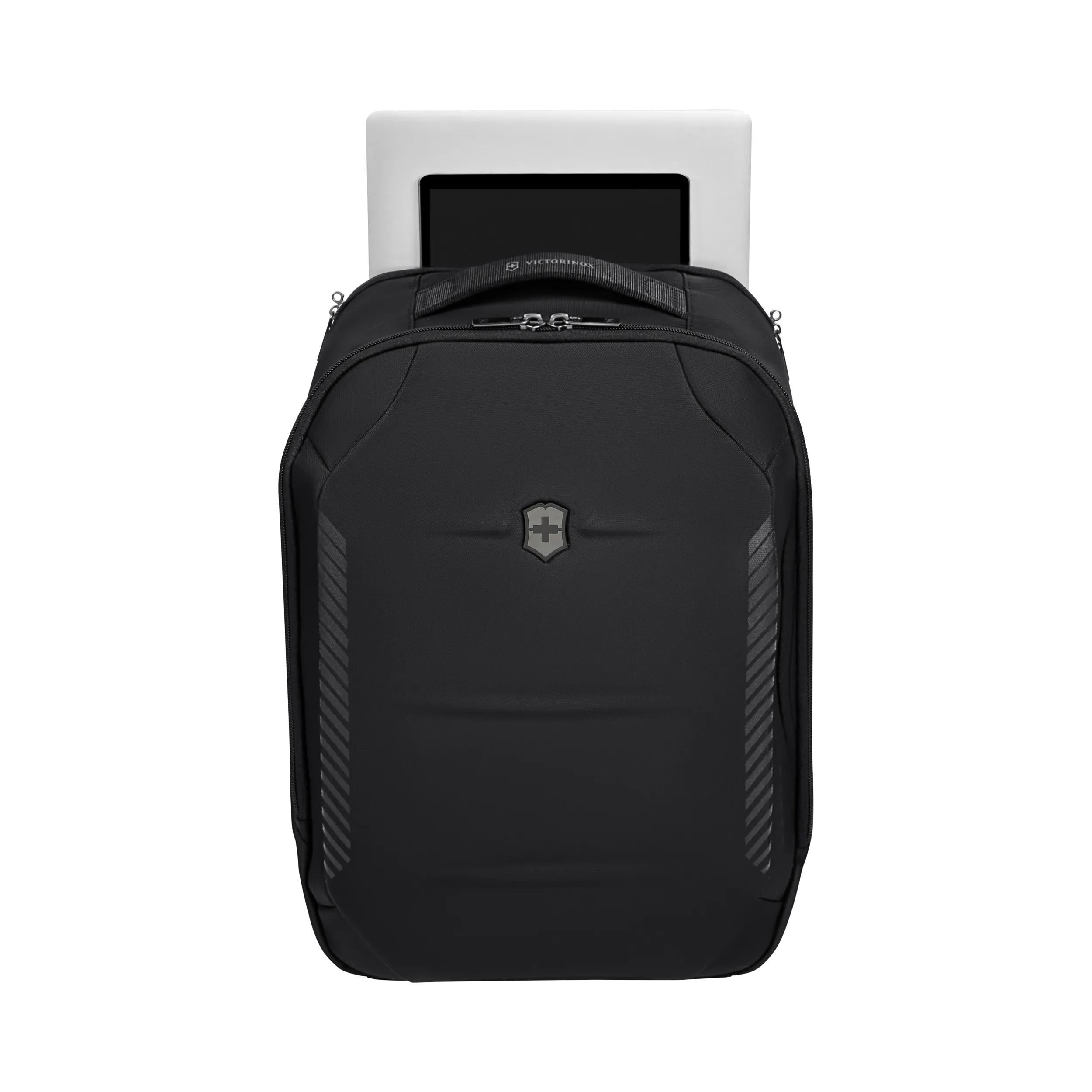 Victorinox Crosslight City Daypack in Black — interior view