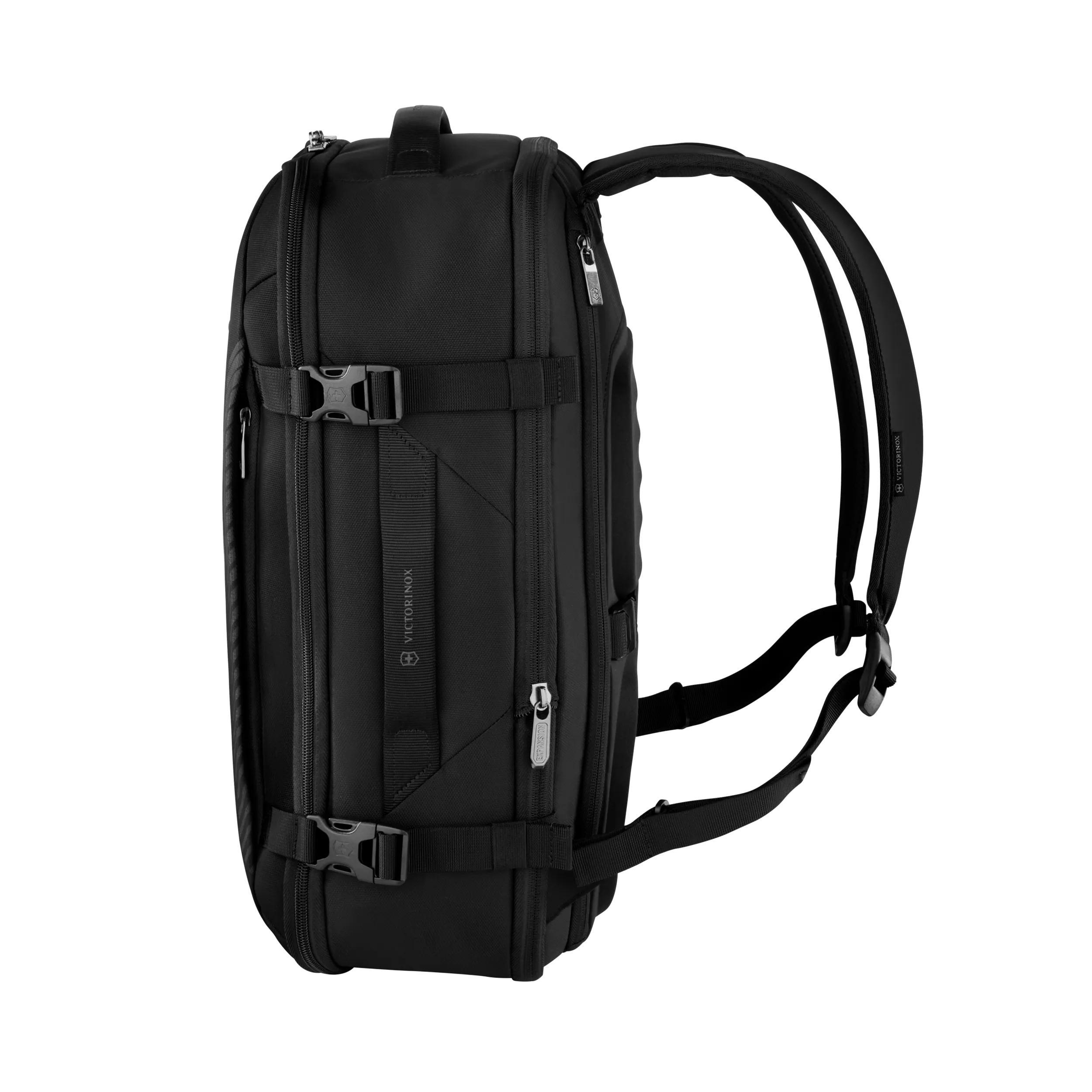 Victorinox Crosslight Boarding Bag in Black — angle view 4