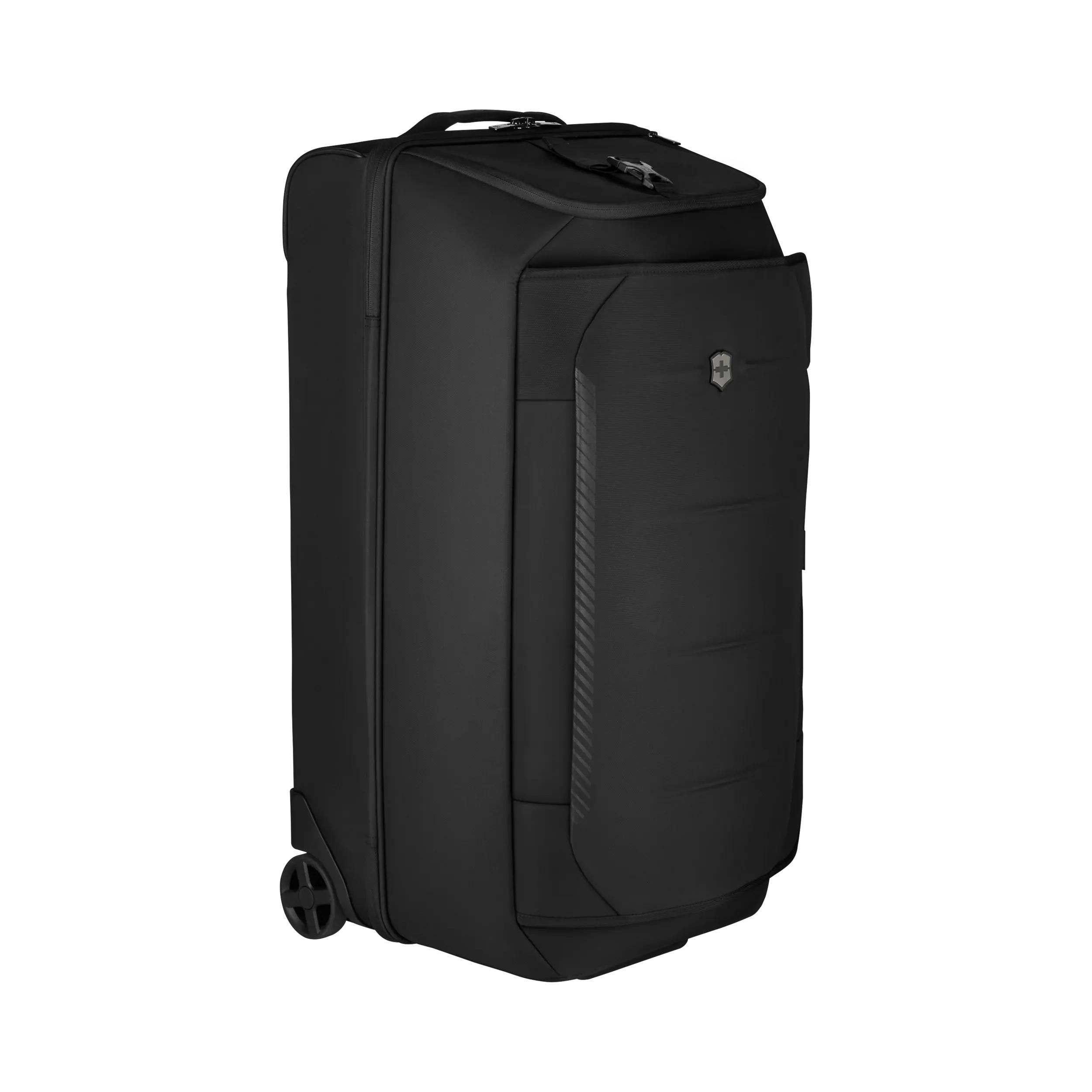Victorinox Crosslight Wheeled Duffel in Black — angle view 7
